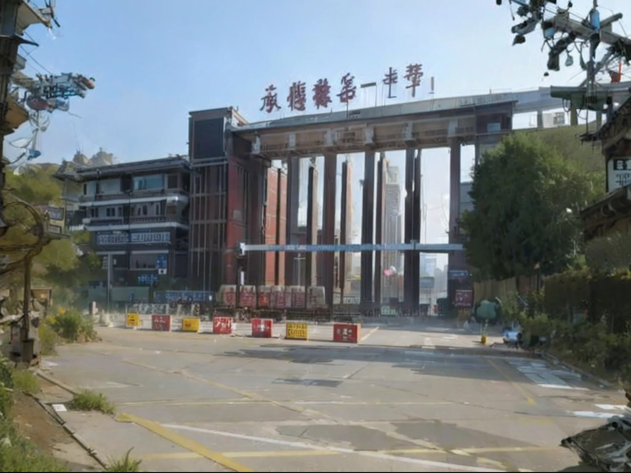 cyber punk perssonage,Chengde County No. 1 Middle School Fiction Background。The mechanical and violent aesthetics retain the graphic characters in the text。