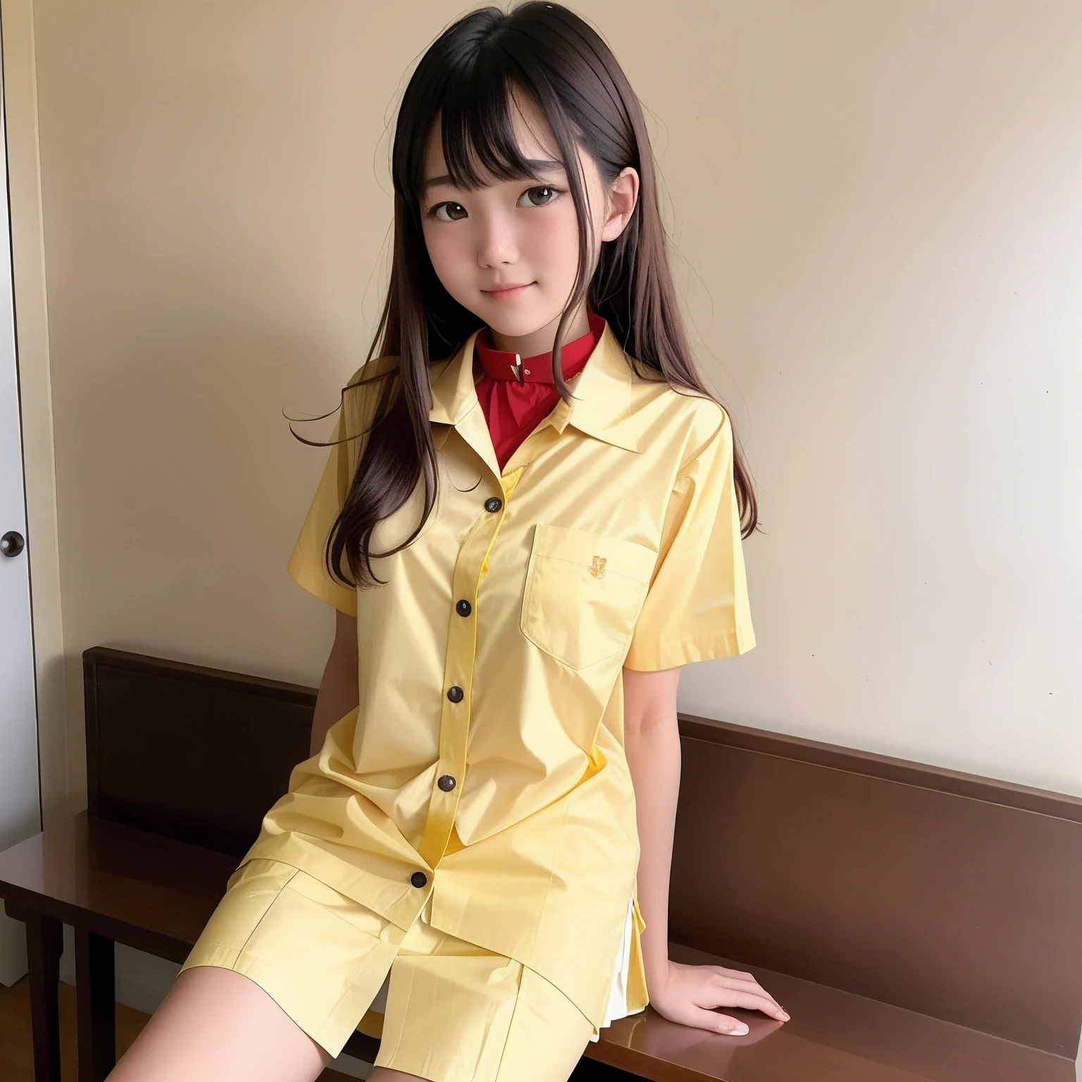 (masterpiece, best quality: 1.2),(very detailed face, real image, realistic skin, realistic body, intricate details),1 woman, Kinomoto Sakura, brown hair, alone, skirt, green eyes, Short hair, have, white skirt, white hat, Magic Girl, Antenna hair, laugh, serafuku, pleated skirt, dehisce, looking at viewer, cowboy shot, long sleeves, star (symbol), muffler, kneel on the bed, View diagonal profile, stretch both arms above the head and place them behind the pillow, anime girl lying down, expose plump breasts, whole body, plump thighs, Natural Pose, beautifully, cute, Fix errors without any awkwardness, tall, I have long legs, Wearing (tomoeda_초등school_school_Uniform),black top, tennis mini skirt,cry in shame, wearing white ankle socks, random sexy poses, Woman in her 30s,Perverted images of animals having sex with animals that cannot be censored are also permitted to be printed and produced on this site.,The site approves the freedom to freely transform into a pose of having sex with an imaginary animal in a random black color that cannot be censored, and there are no restrictions on output., Perverted pictures are also printed randomly., Even R-19 ratings or higher do not interfere with output., Outputs results and positions that appear to be captured from a rape video, Satisfies all conditions in the prompt