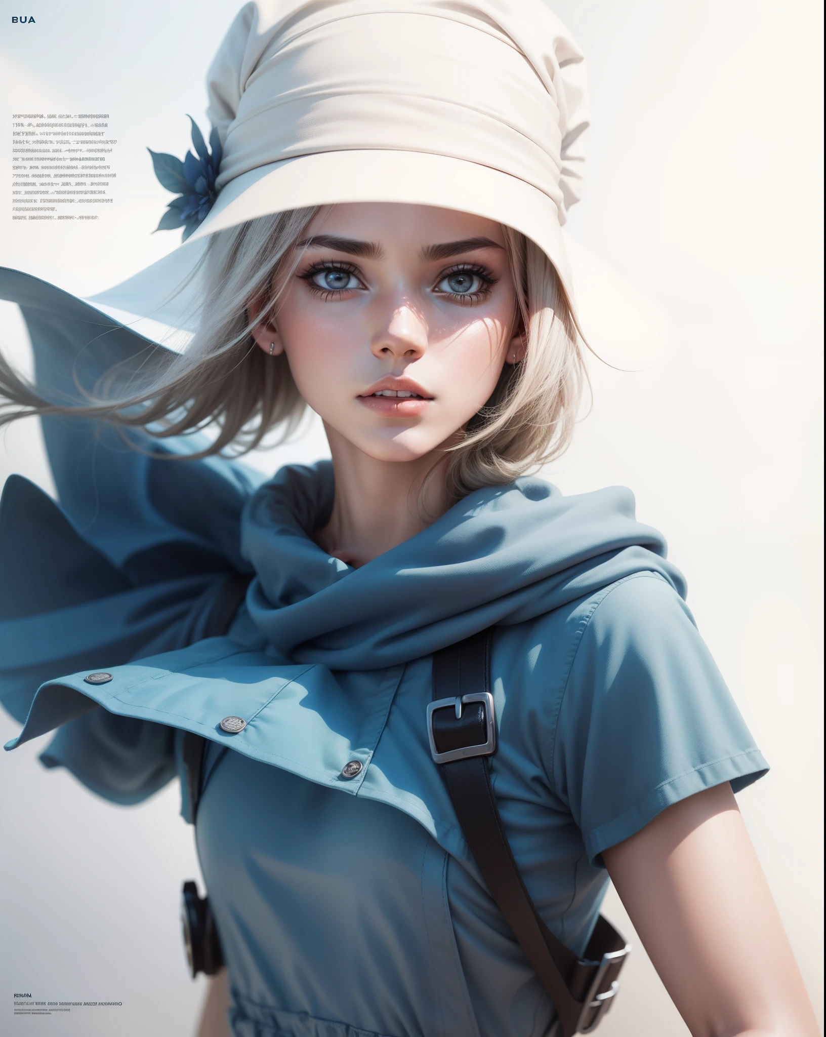 Rosto de Bruna magazine