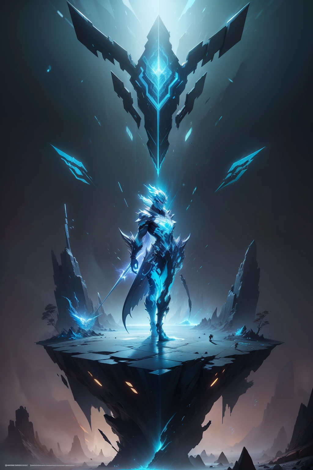 /Elemental Ray Entity character sketch, dynamic image, cinematic 8k, fantasy isometric, pixel art, full body, front view, rear view, side view, centered, approach to perfection, 4k, dramatic cinematic atmosphere, arts station, concept art, sharp and fluid focus, volumetric lighting,