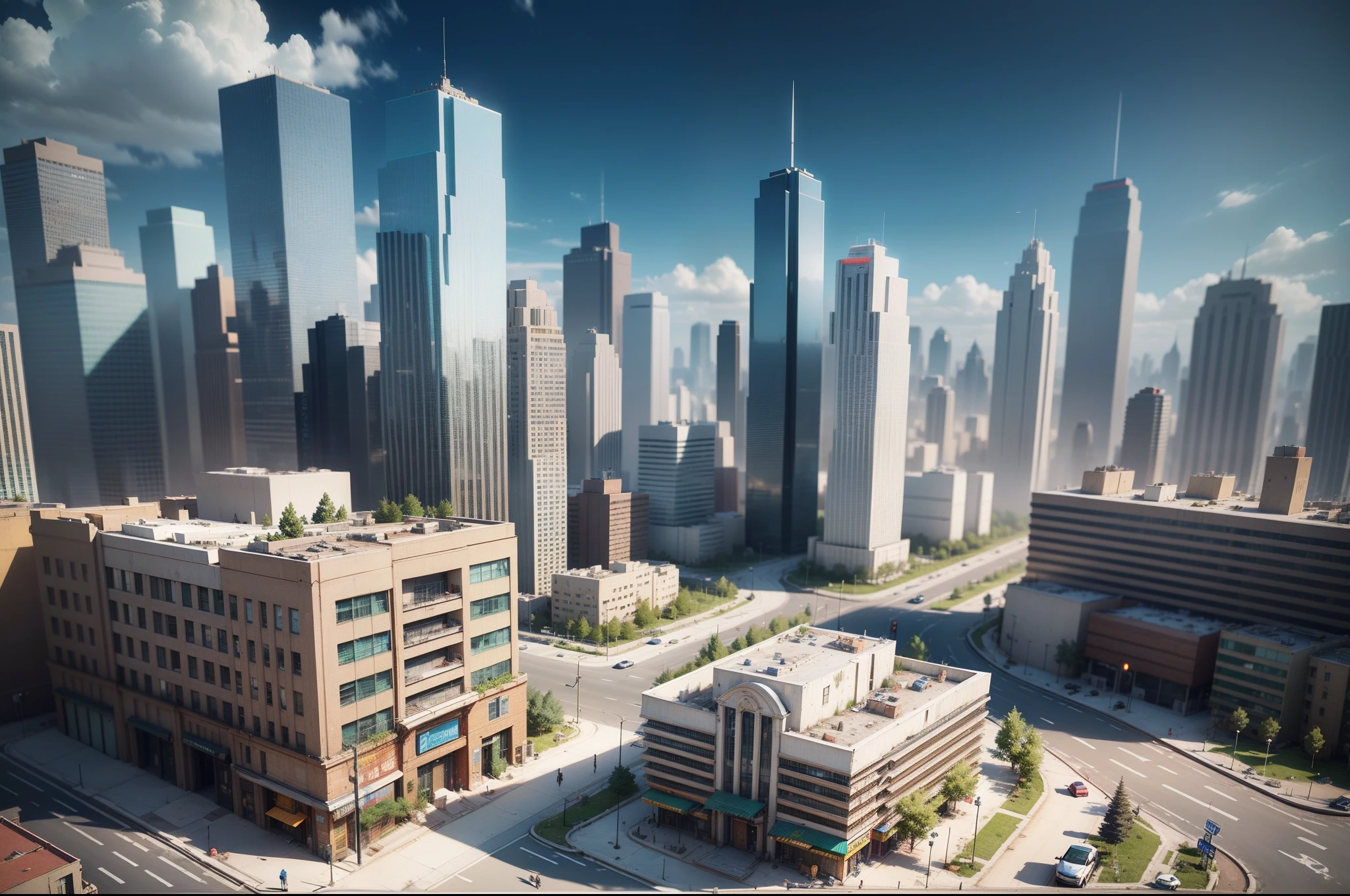 **city build game, textured, ultra realistic, extremely detailed, high quality, hd, award-winning, masterpiece, beautiful, textured 3D, style GTA Game --auto --s2