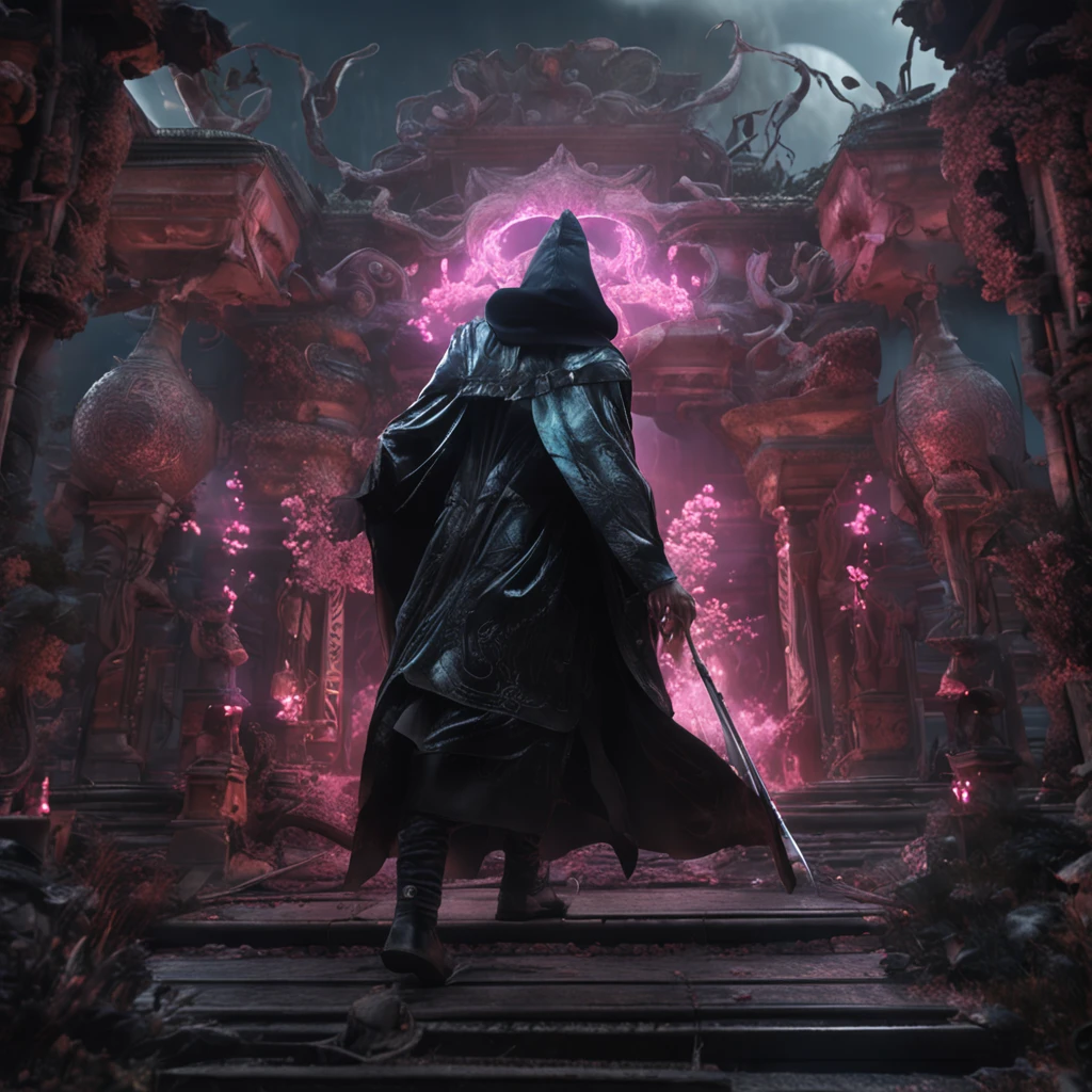 Best quality, Masterpiece, 超高分辨率, (photograph realistic:1.4), surrealism, Dream-like,fusionart, Shadowdancer, shadow magic, darkness control, stealth, shadowstep, umbral spells, hidden blade,