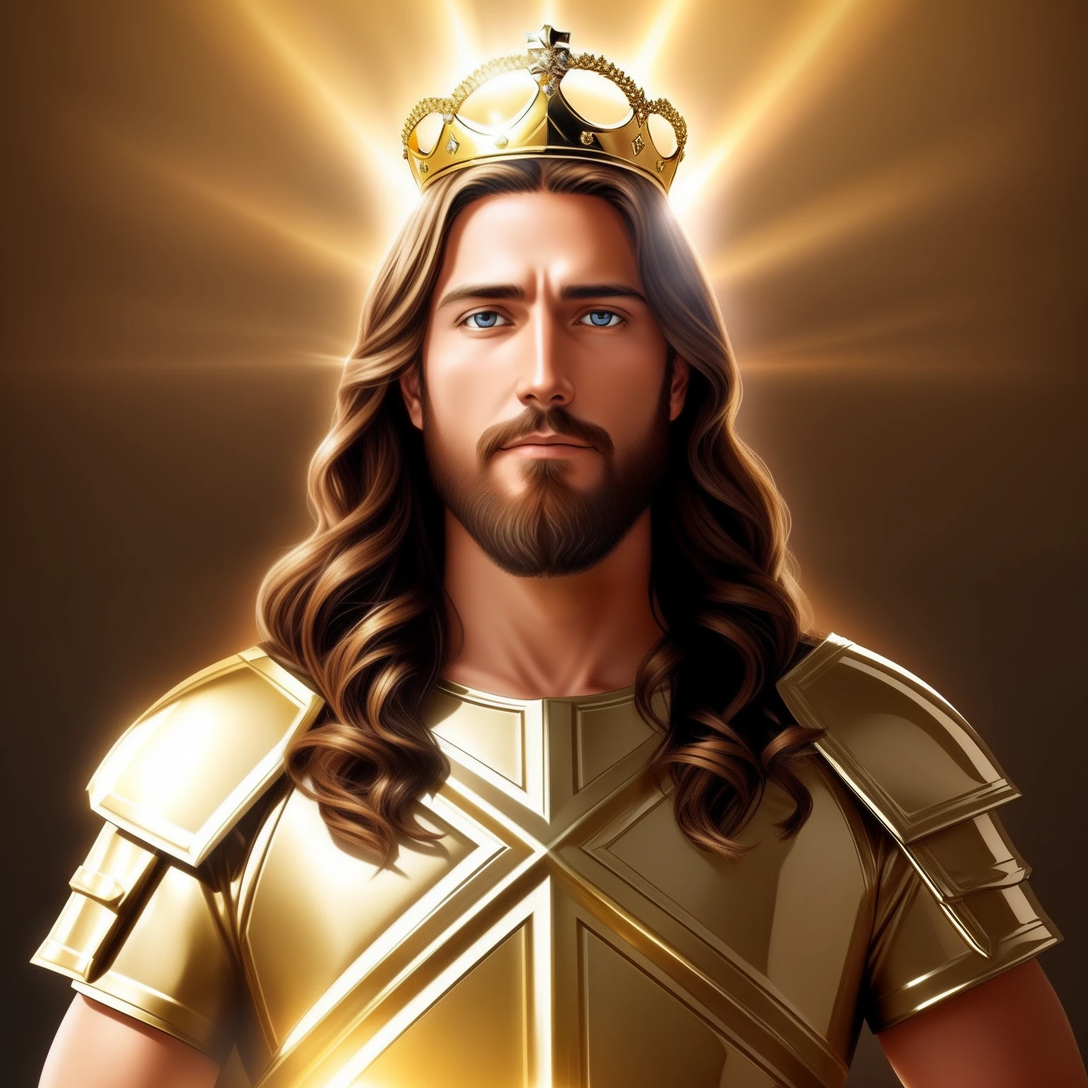 Jesus God lighting light clarity crown Jesus God shining illuminating sun power God with armor Jesus of the bibles lighting great power may he be with great lighting the power of God
