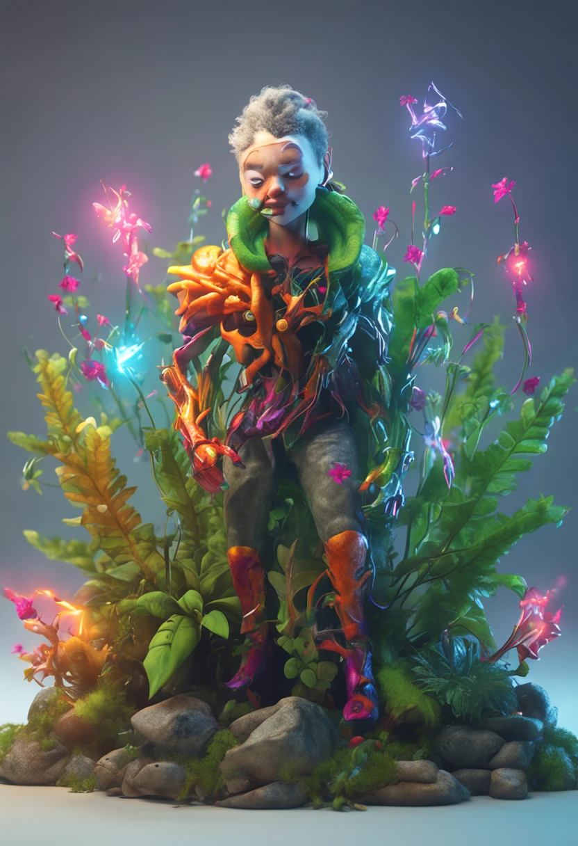 character made of weed, pot, action-pack, full-length, in action, high speed blur, whimsical magic, beautiful lighting, Cinematic, insane details, intricate details, beautifully color graded, Unreal Engine, creative, expressive, detailed, colorful, stylized anatomy, digital art, unique, well-developed concept, distinct personality, consistent style, HW*