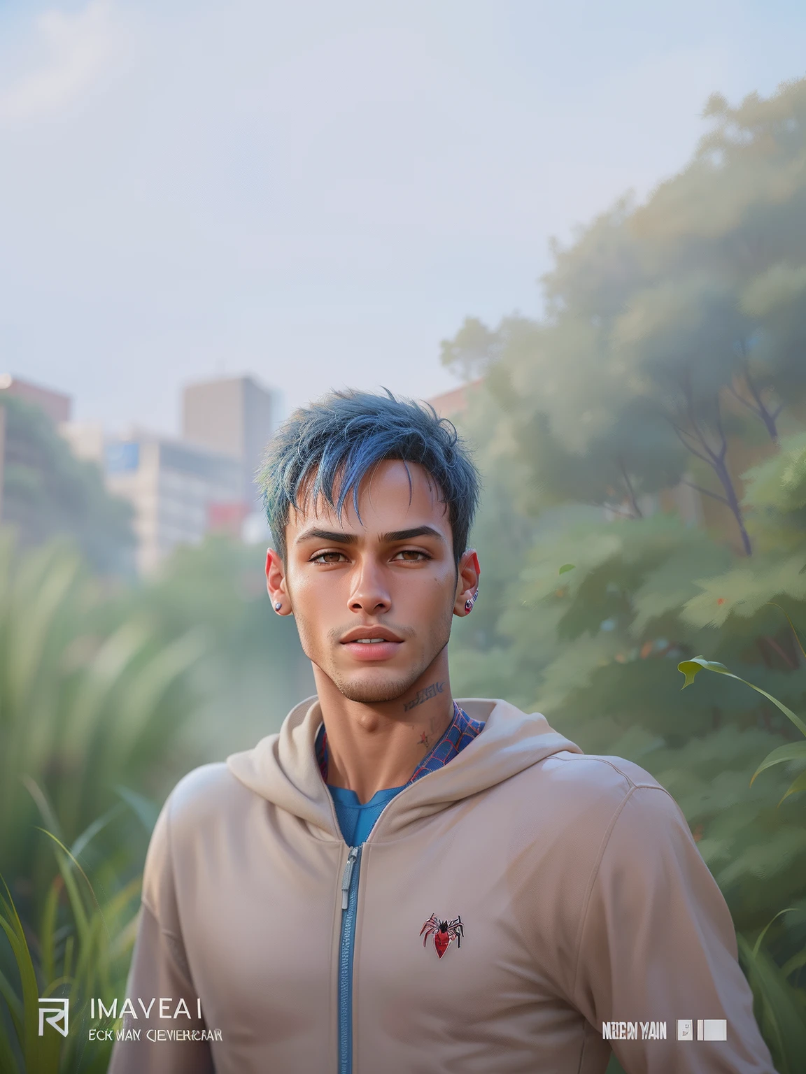 Neymar as Spider-Man handsome
