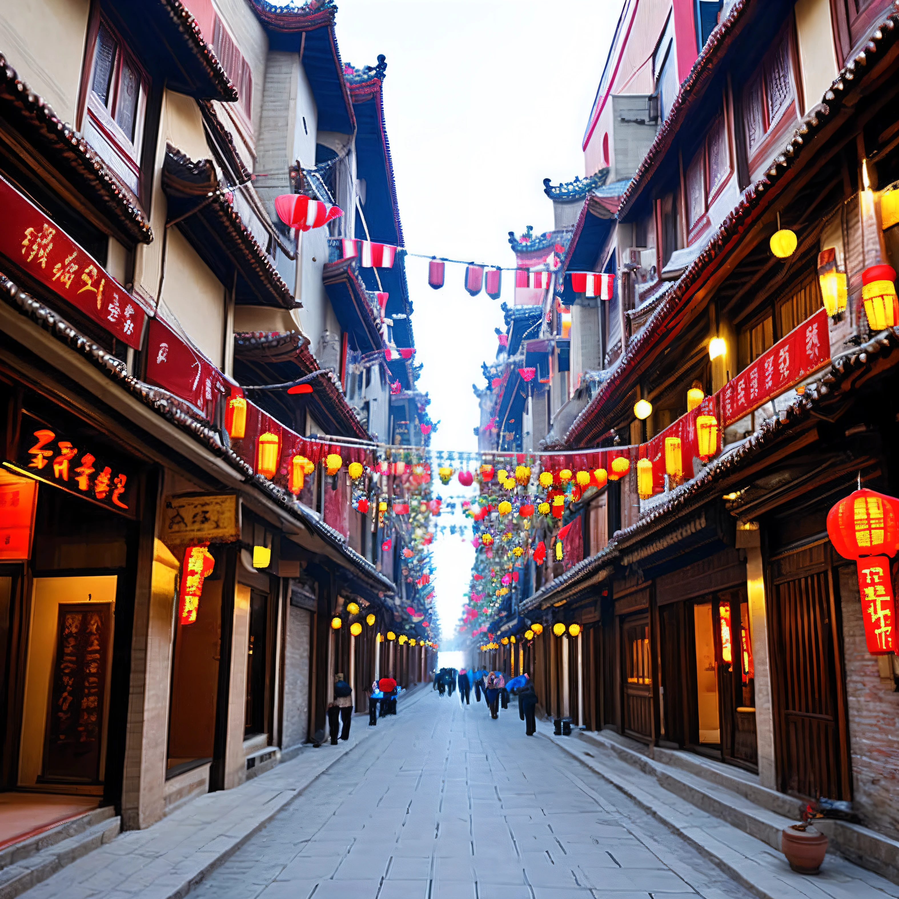 High-rise city name Shanxi alley