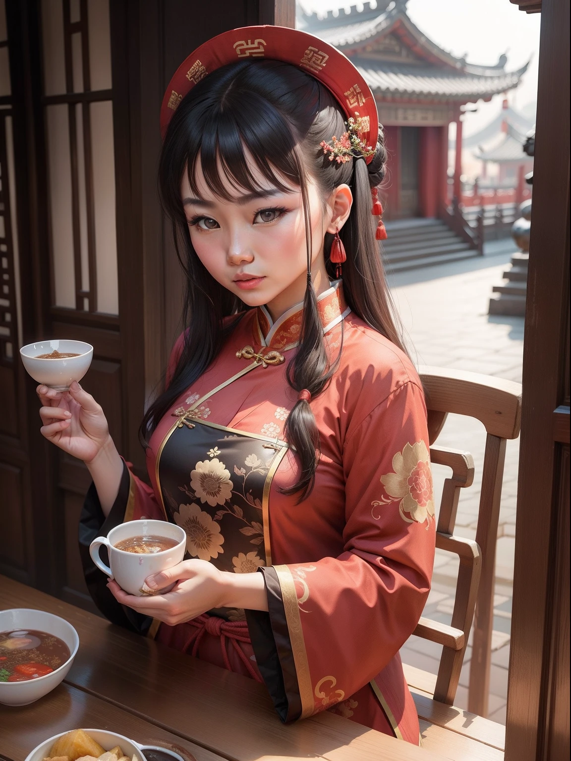 woman, China, ancient, traditional