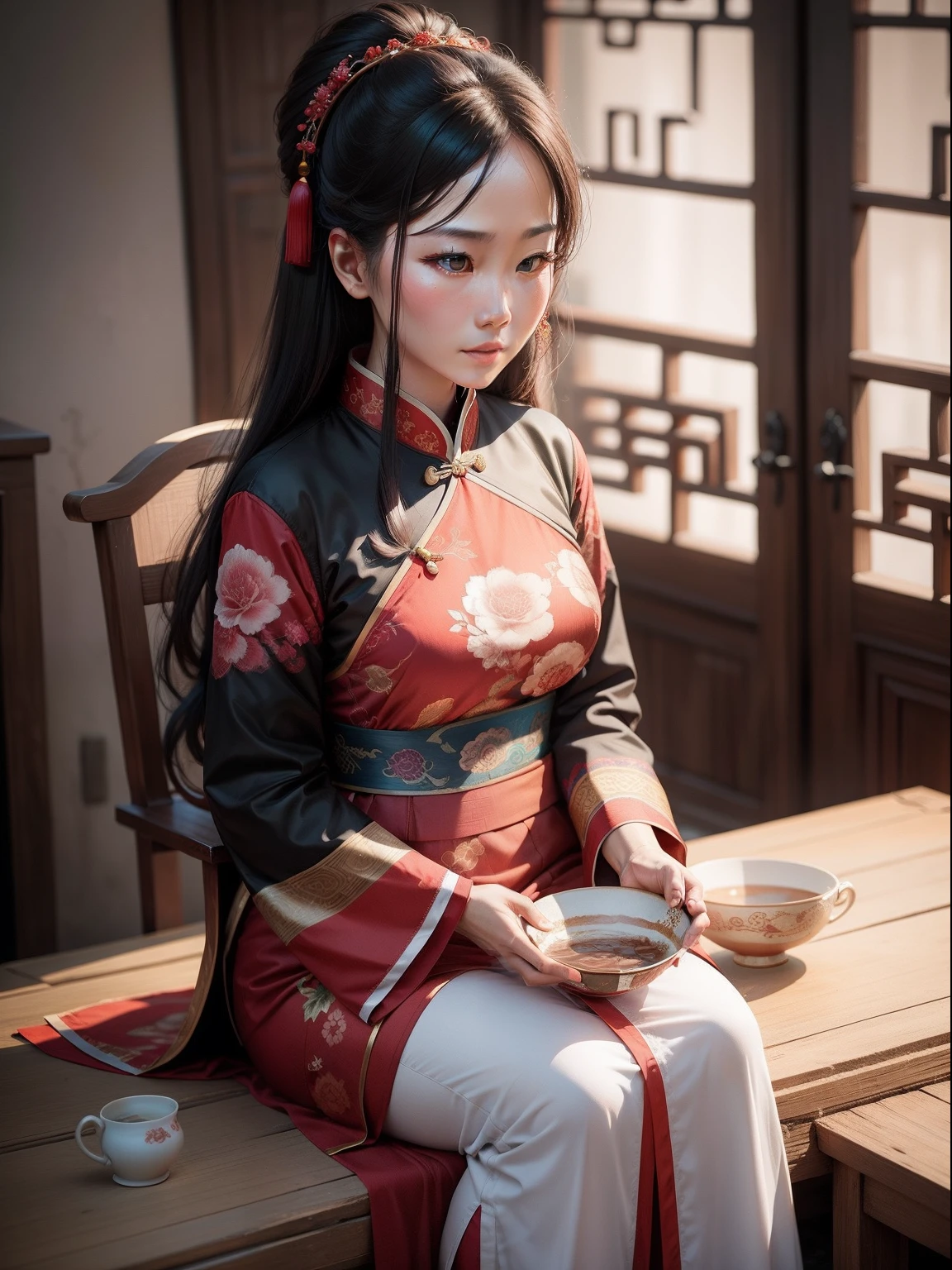 woman, China, ancient, traditional