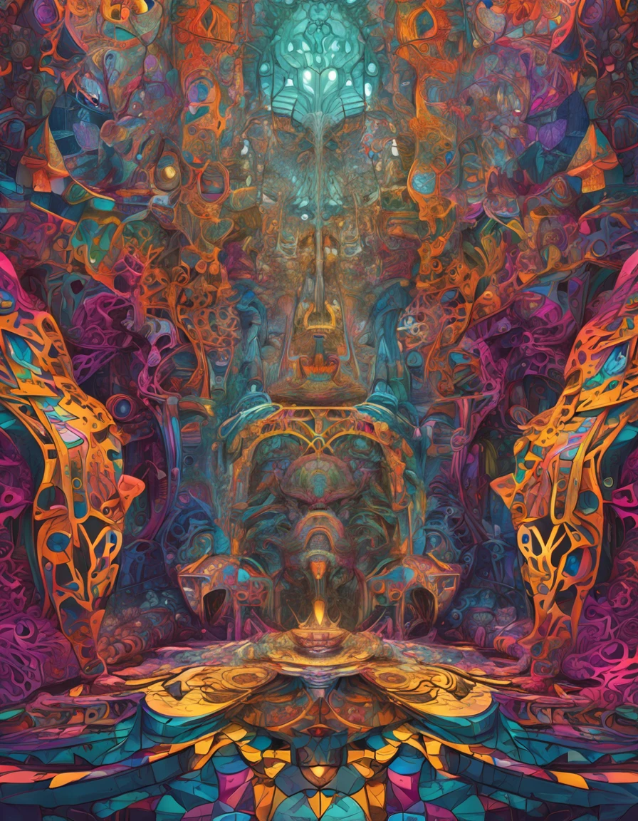 (masutepiece, of the highest quality, Best Quality, Official art, Beautiful and aesthetic:1.2), (1girl in:1.3), Extremely detailed,(Fractal Art:1.1),(Colorful:1.1)(Ancient ruins:1.3),highest details,(Zentangle:1.2), (Dynamic Pose), (Abstract background:1.3), (Many colors:1.4), ,(earrings), (god:1.5)