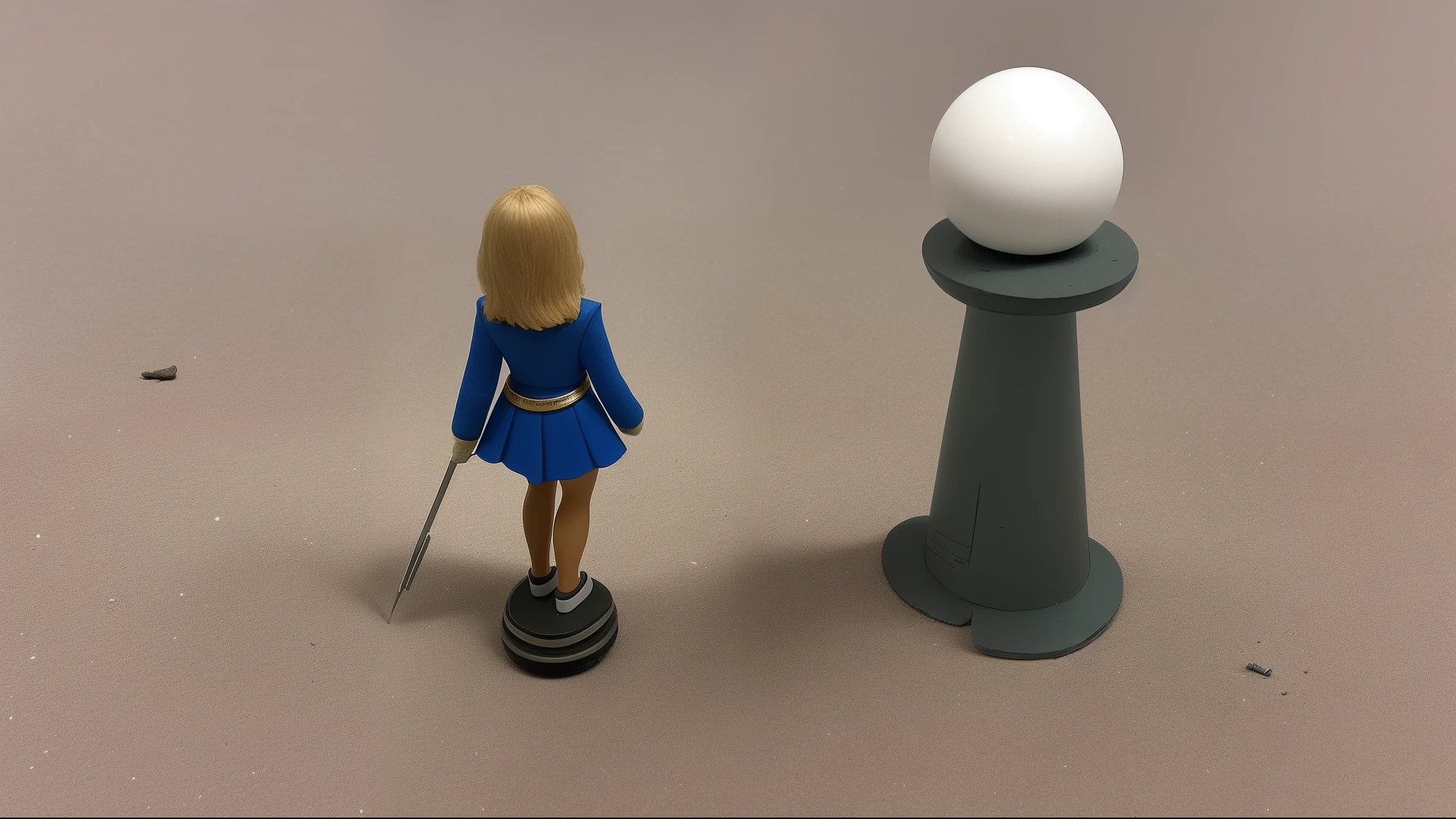a giantess,Step on small cities