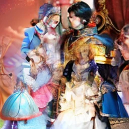 Prince and princess look