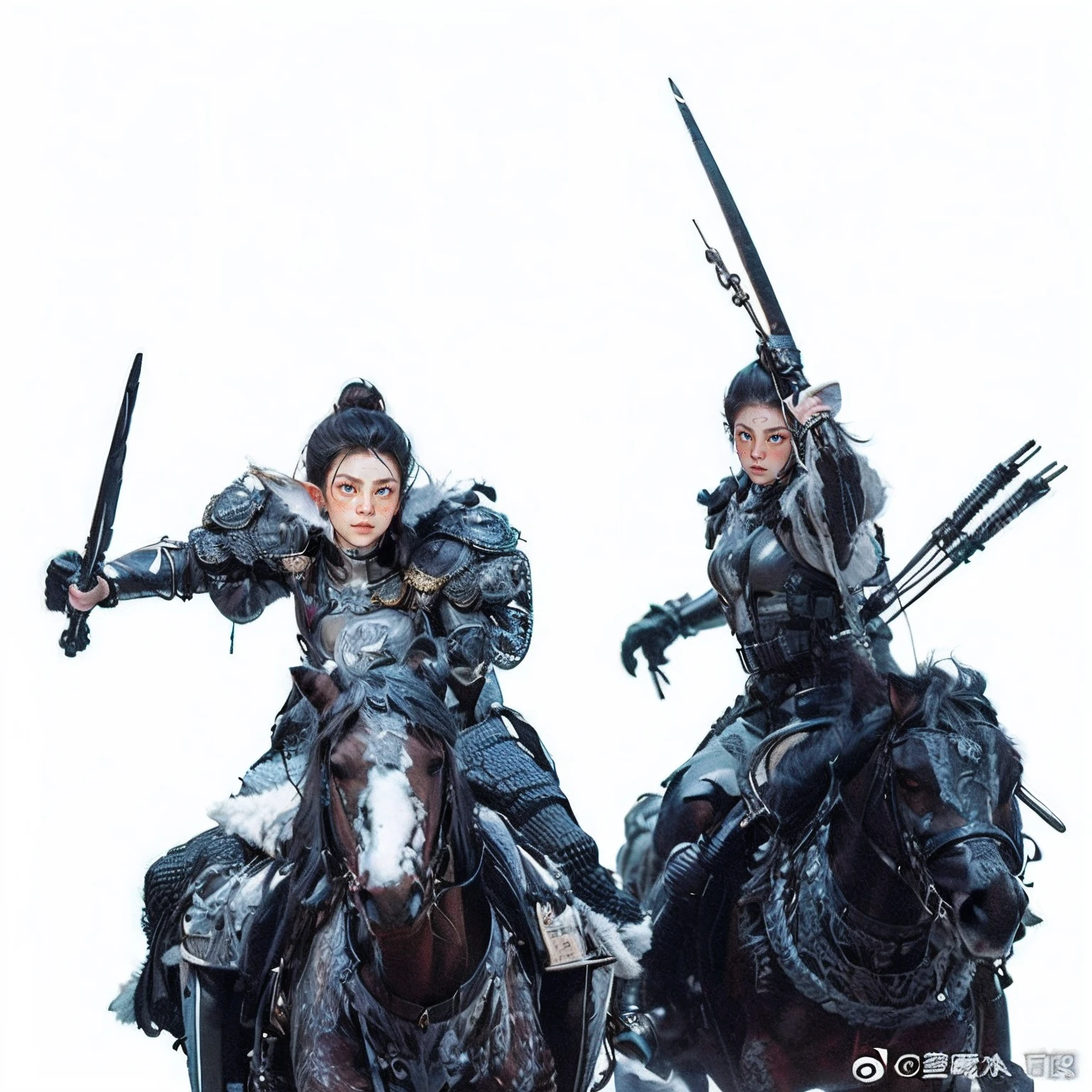 {{master piece}},Pinnacle rendering,Realistic rendering,Dark red rendering,Metal rendering,{{colored ink drawing}},{{Splash ink}},{{Splash ink}},{{a color}},{{a color}},Brilliant rendering,Best quality at best,illustratio,火焰,dense smoke,Latter-day world,The end of the sea of ink,full bodyesbian,2 fighters,cavalos,Facing forward,Exquisite facial details,exquisite facial features,Fair face,beatiful detailed eyes,Deep pupils,Honkai city details,Beautiful details long hair,Hair in waves,Destroyed details of the street,Transparent mechanical core,Cyborg girl,the detail,Tight grooming,Lace grooming,Linear light clothing modification,Lighting rendering、Reflective、high light、holy rays,self-assured、elf,Close-up of battle stance details,Firelight、{filigree},Colorful background,a dragon stands behind the girl,a sea of fire,{Tornado effects},Beautiful details red fairy costume(gentleness,self-assured)Great depth,depth of fields,360° panoramic screen,Intense and magnificent battle scenes,Broken mirror,Fingers are all hidden and not displayed,Small mouth closed