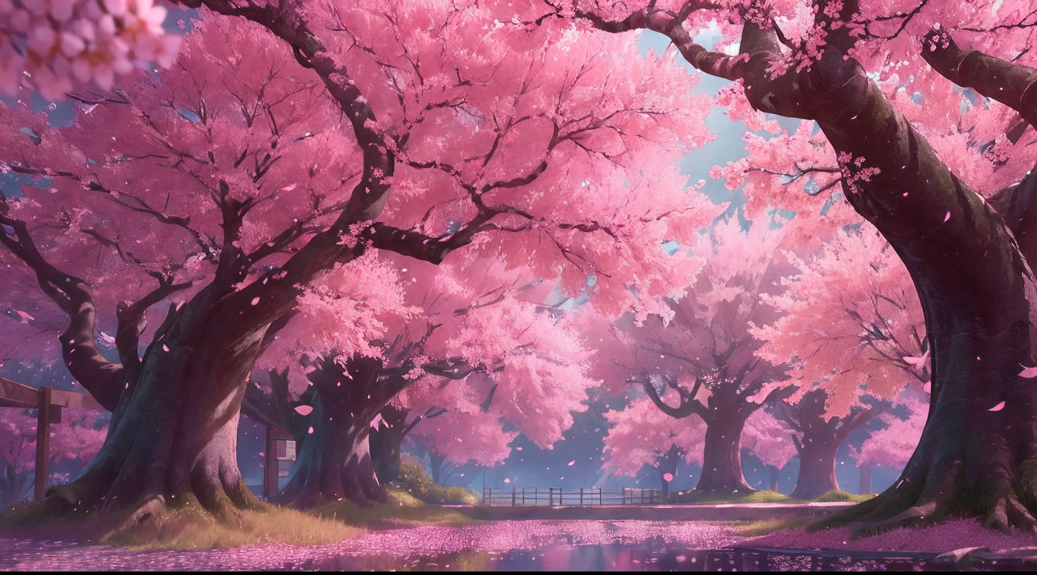 masterpiece, (photorealistic:1.4), best quality, beautiful lighting, realistic,  (extremely detailed CG unity 8k wallpaper), (full body:1.1), intricate, high detail, sharp focus, dramatic, RAW photo, 8k uhd, film grain, caustics, subsurface scattering, reflections,  sakura tree, sakura trees, falling leaves, pink leaves, 
trending on ArtStation, trending on CGSociety, Intricate, High Detail, Sharp focus, dramatic,  best quality, highres,