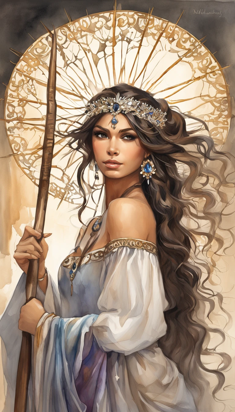 (melhor qualidade,tmasterpiece), adolescente bonita, deusa bonita, deusa sexy, Magestic, vestir, guindaste branco, lightnings, The right hand, Um longo, Flowing dress, Pernas delgadas Cabelos prateados, Por tira, cenas detalhadas, a noite, starly sky, luz fria, pegue a chave, ((cor preta: 1.4)), ((cores brancas: 1.1)), ((de baixo)), ((tiro no joelho))), ((Realistic))