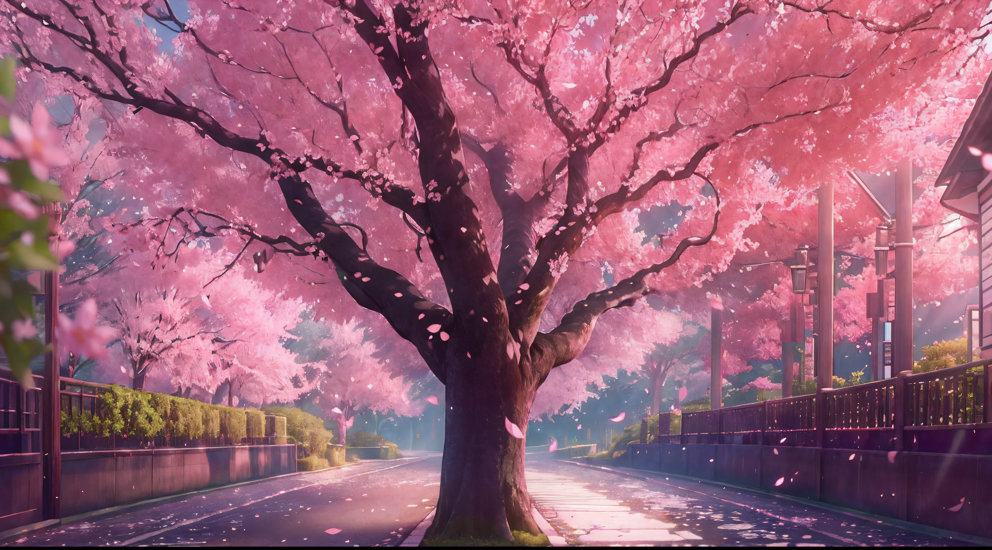 masterpiece, (photorealistic:1.4), best quality, beautiful lighting, realistic,  (extremely detailed CG unity 8k wallpaper), (full body:1.1), intricate, high detail, sharp focus, dramatic, RAW photo, 8k uhd, film grain, caustics, subsurface scattering, reflections,  sakura tree, sakura trees, falling leaves, pink leaves, 
trending on ArtStation, trending on CGSociety, Intricate, High Detail, Sharp focus, dramatic,  best quality, highres,