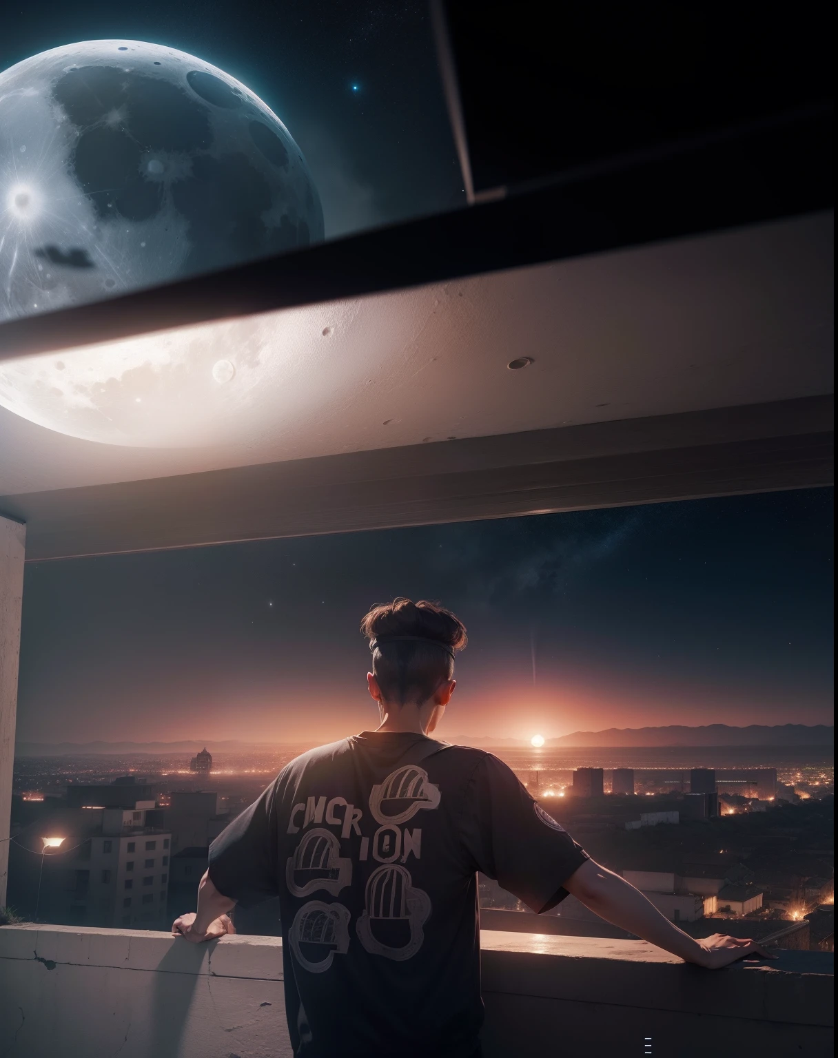 Moon cross short video