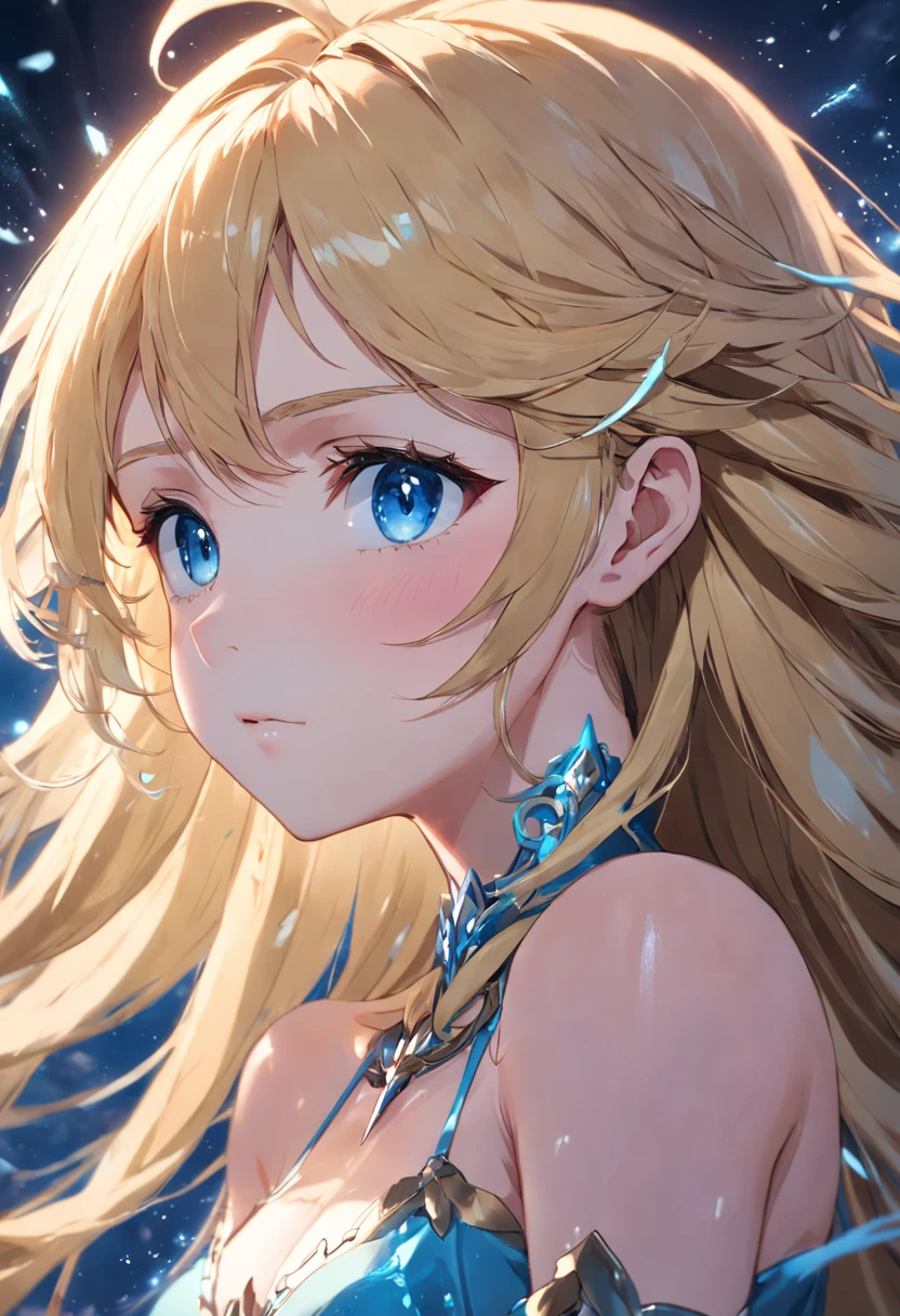1 Girl  Blond Hair  Blue  eyes  Small boobs, cute face sexy pose  top and Rock, UHD, masterpiece, anatomically correct, textured skin, super detail, high details, high quality, best quality, highres, 8k