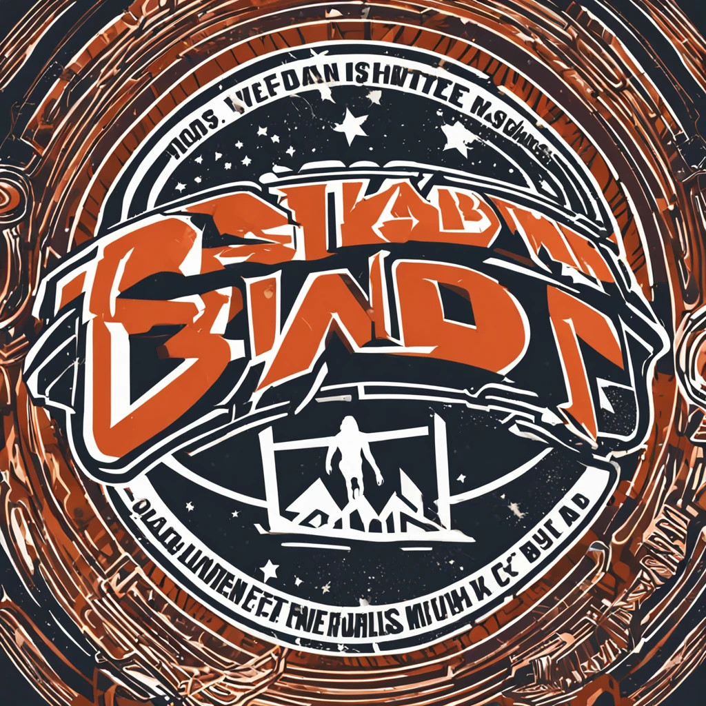 Basketball hall design logo,basketball ball,anthro bull,American illustration