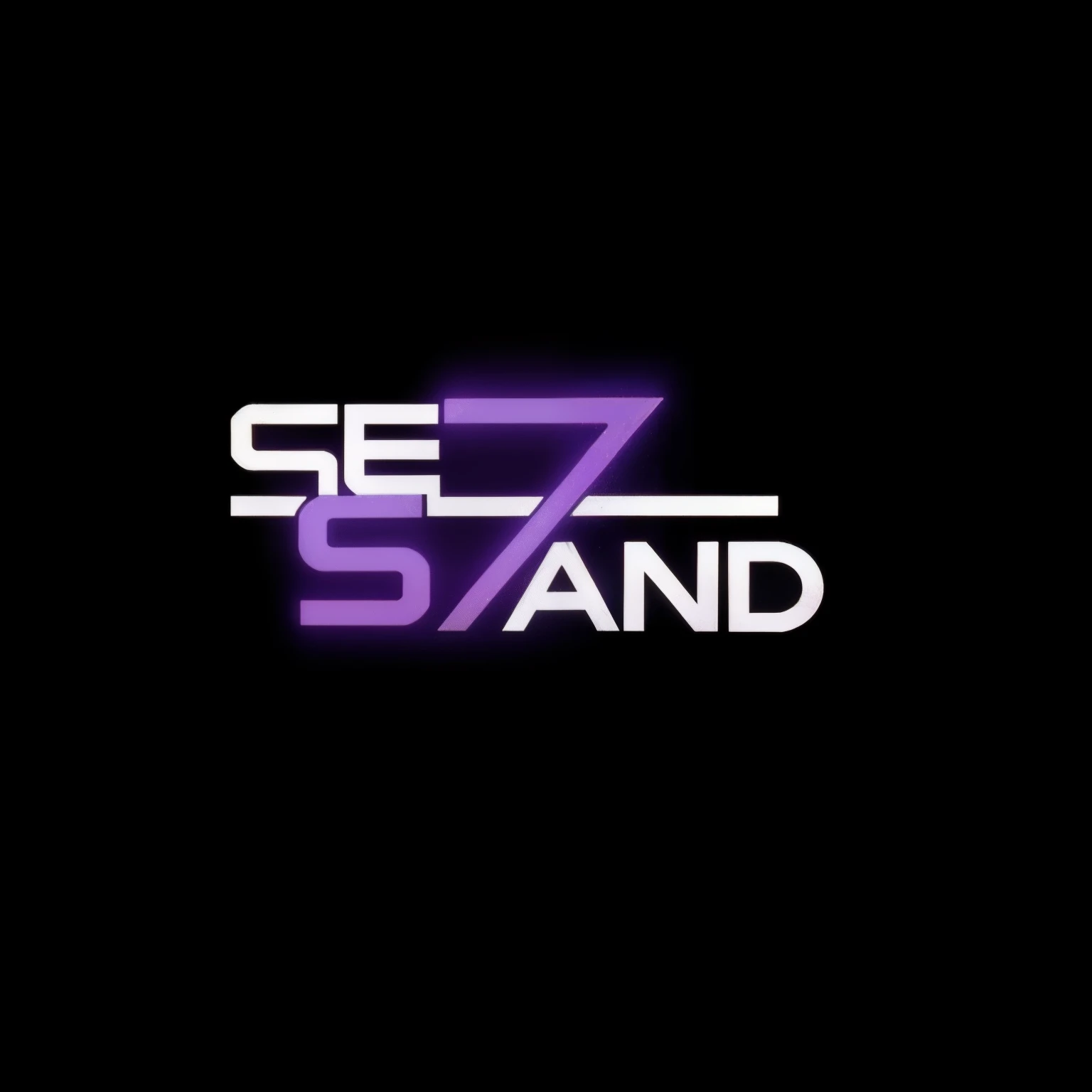 veja o logotipo do suporte 7 em um fundo preto, second-hand, por :5 sexy: 7, ativo de jogo separado, areia, header with logo, stand, SZA, areia e mar, 2 d logo, 2 v spell d, devianart e cgsociety, official rendering, Scenario assets, areia roxa, Beeple e Tim Hildebrandt