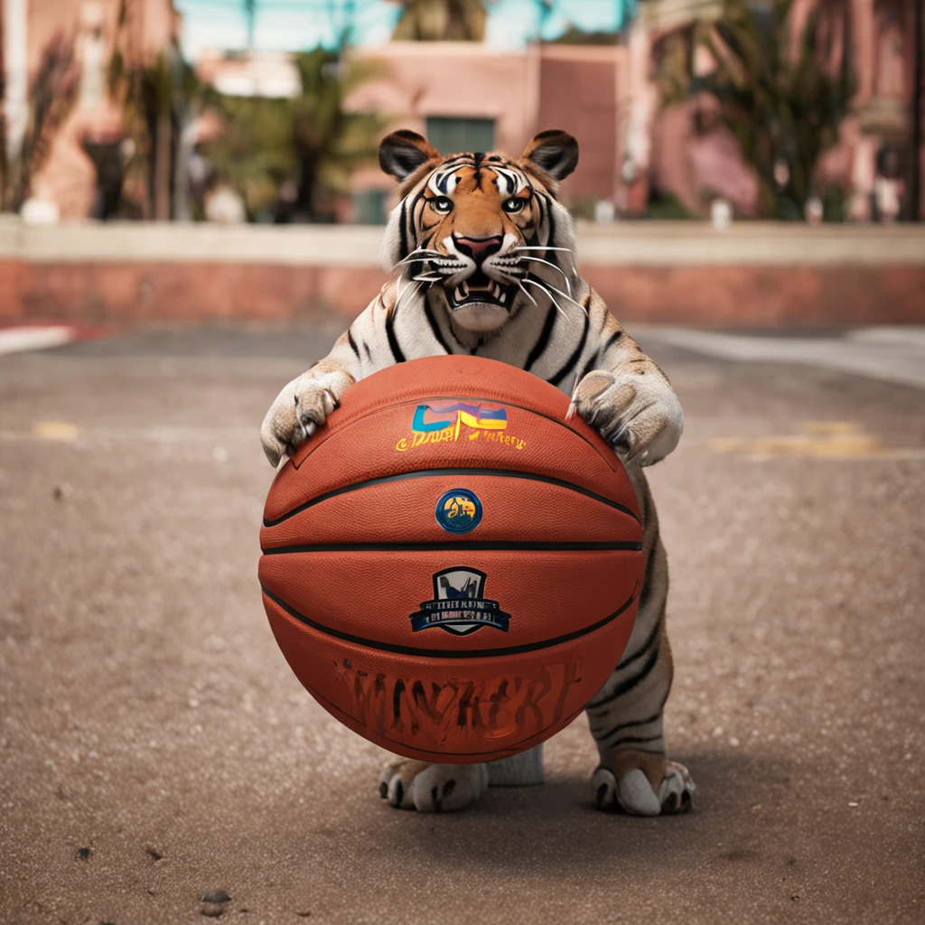 basketball ball,anthro bull,tigre