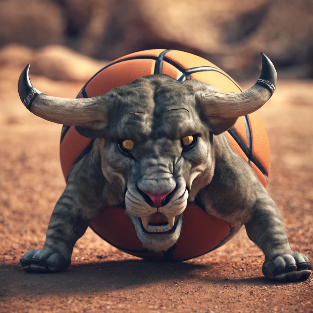 basketball ball,anthro bull,tigre