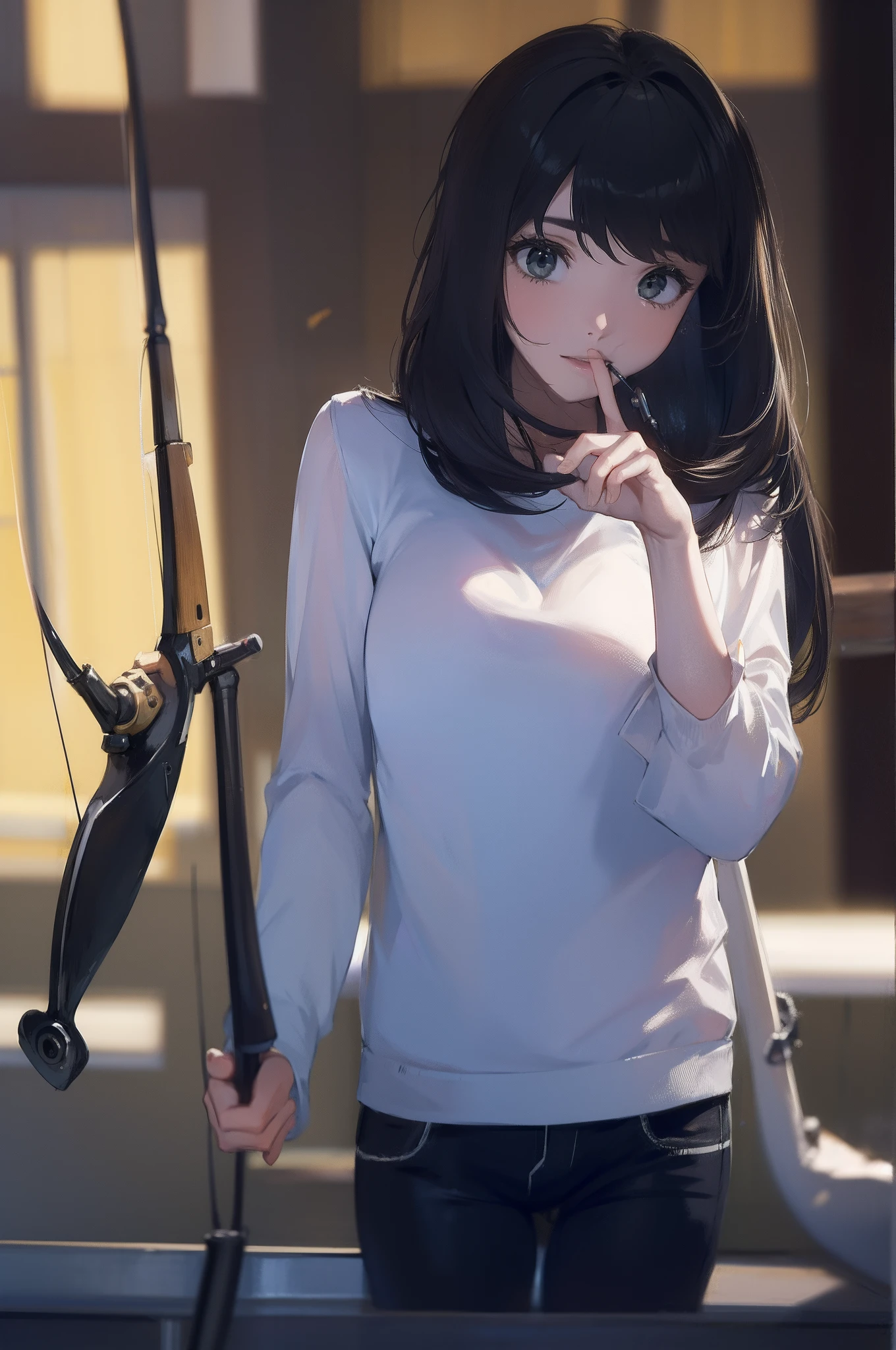 Right hand holding a fishing rod