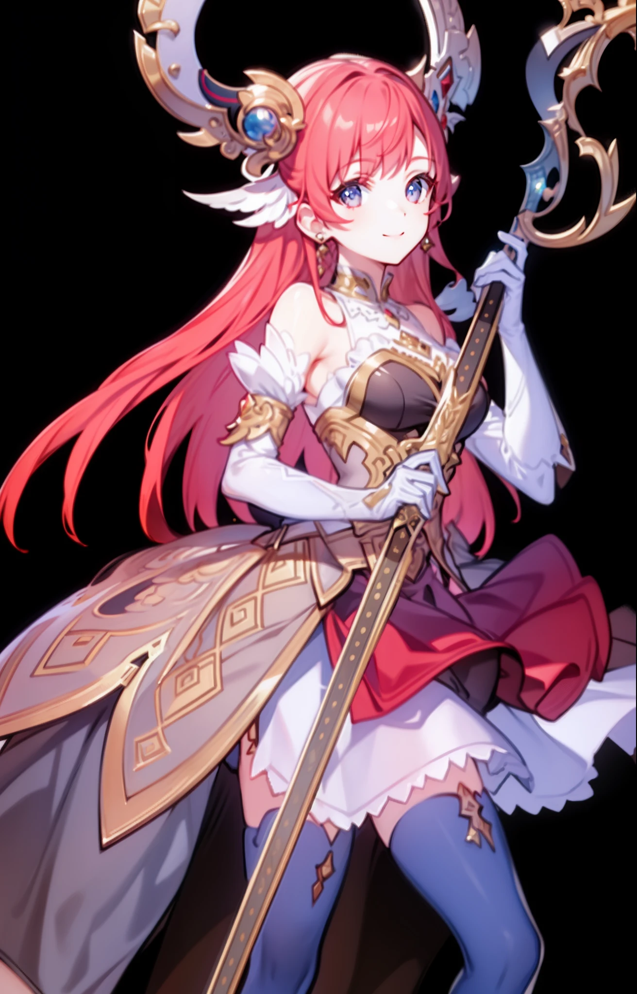 A female demon with cat ears, Elf ears and black demon horn, ((orelhas de elfo)), ((demon horn)), (orelhas de gato)), cabelo cor-de-rosa extremamente longo, ((Cabelo cor-de-rosa)), White eyes of the demon, ((olhos brancos)), vestido de gala preto longo volumoso e lindo molhado, floresta com arvores arbustos plantas relvado durante a noite