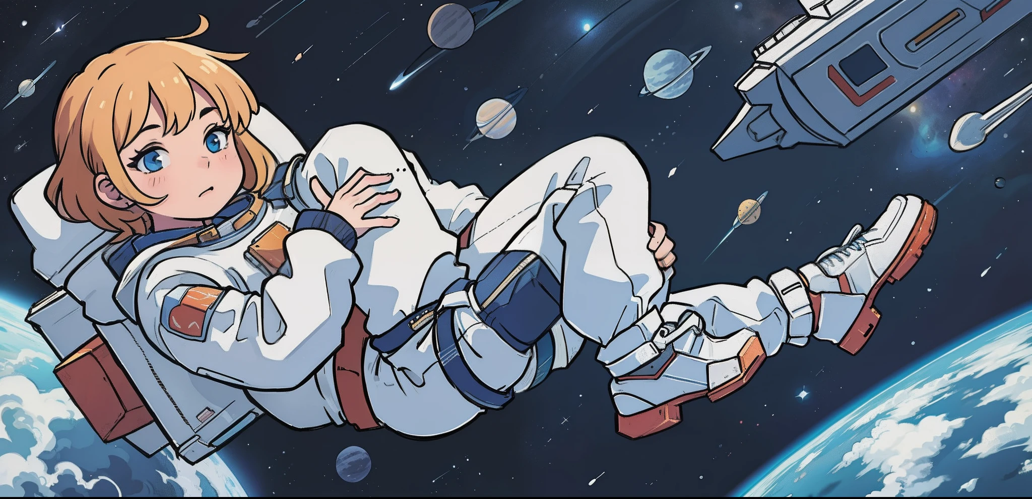 Space illustration,Background only