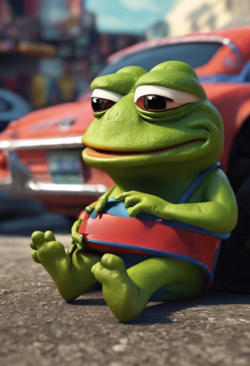 Mentally retarded pepe stickers