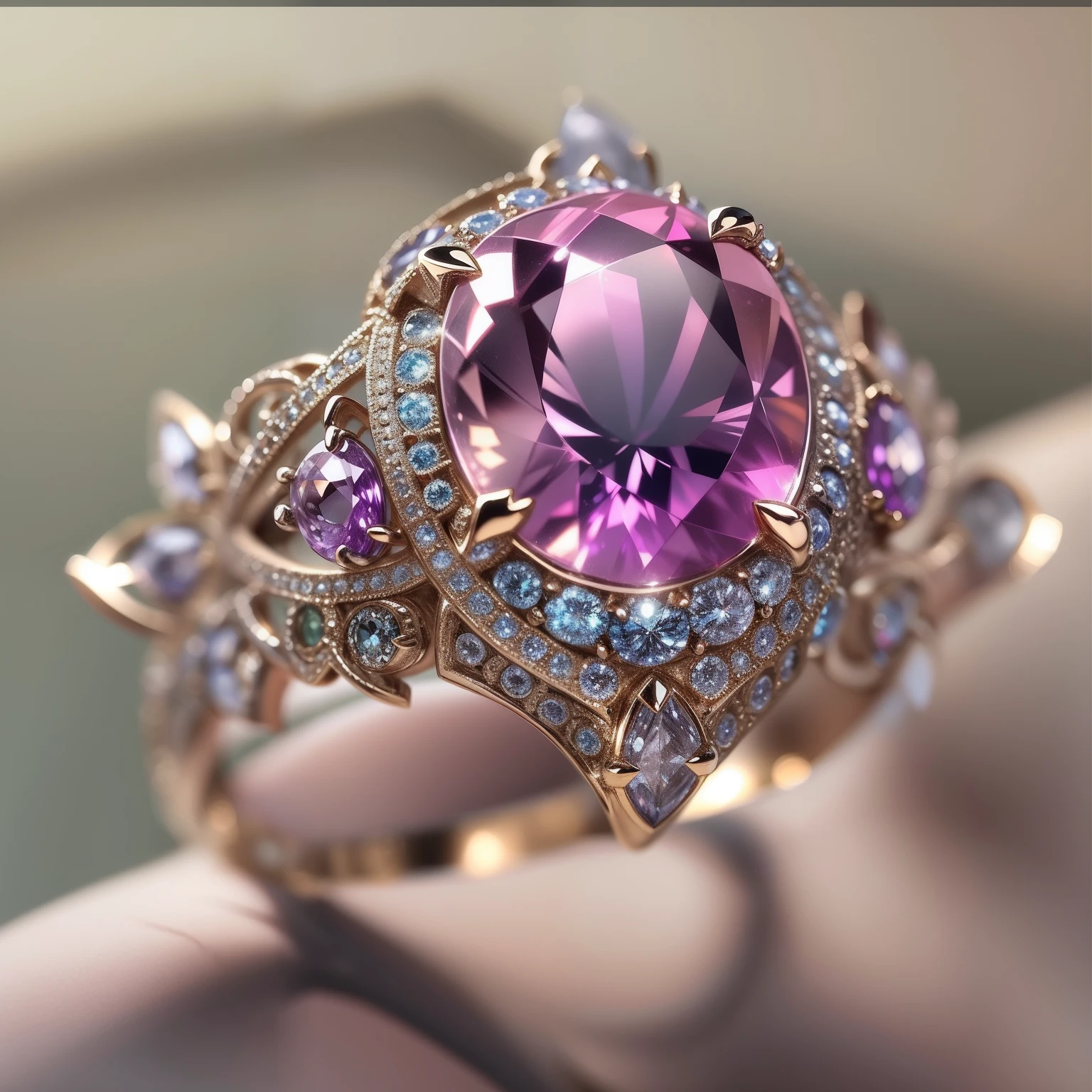 gyuru,Pedras preciosas,Brilliant,a gorgeous,Flashy,(Best shadow), Beautiful ring, Ultra detailed