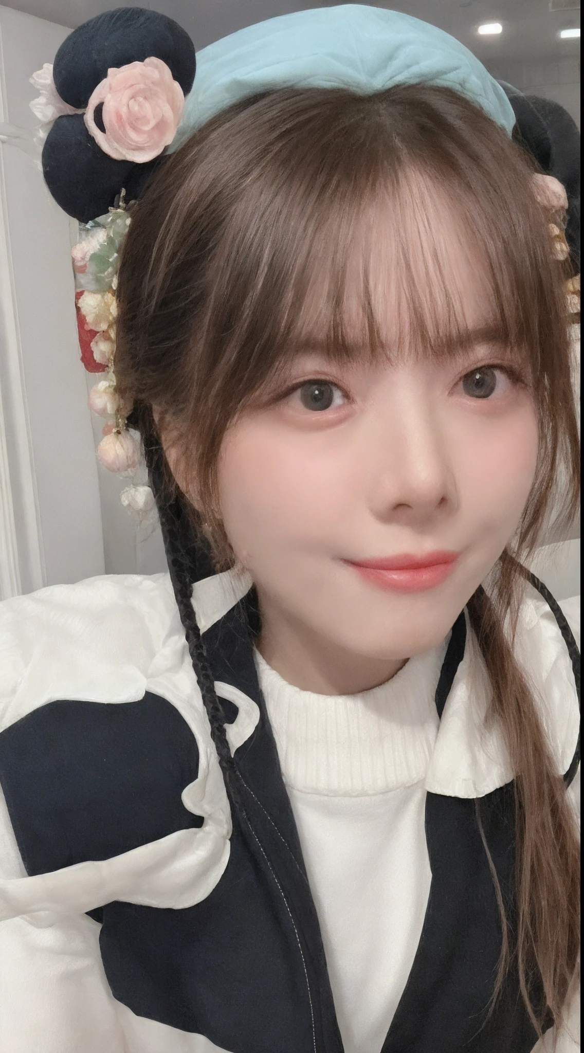high-level image quality realistic a beauty girl Nako Yabuki ars Breasts are large white swimwear