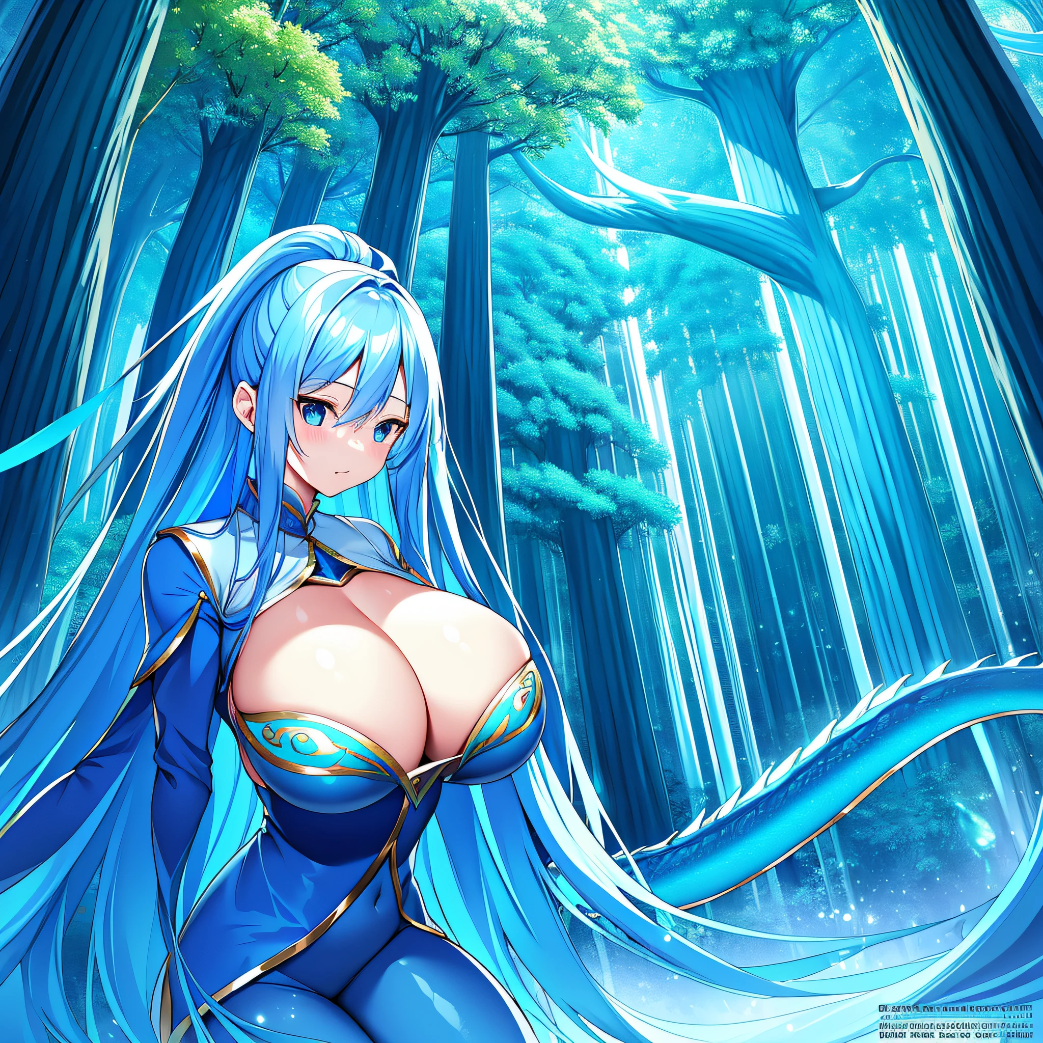 ​masterpiece++、top-quality++、ultra-definition++、ultra-definition++、4k++、8k++、from side、（Background Focus）++、Sexy Clothes Woman Cast Spell On Blue Colossal Blue Dragon with Trees Destroying City、Blue breasts blue dragon rune with overgrown trees、The magic of the blue big breasts blue dragon with overgrown trees、Book flying blue big breasts blue dragon overgrown with trees、Blue breasts blue dragon magician with overgrown trees、Blue breasts blue dragon goddess with overgrown trees、detailed fantasy art、fantasy art style、Blake Beautiful ancient blue tree overgrown big breasts blue dragon witch、Queen of big breasts blue dragon overgrown with blue trees、Fantasy Art Behans、Colossal breasts blue dragon magician overgrown with beautiful blue trees、Colossal breasts blue dragon magician overgrown with beautiful blue trees、Fragments of a huge breasts blue dragon overgrown with shiny floating blue trees、Colossal breasts blue dragon magic circle overgrown with blue trees、 Colossal breasts blue dragon spark overgrown with dazzling blue trees、Colossal breasts blue dragon chain overgrown with blue trees、Colossal breasts blue dragon overgrown with blue trees、Colossal breasts blue dragon hair blowing with blue trees、Blake Isekai Beautiful、Colossal breasts blue dragon crown overgrown with blue trees、Detailed clothing、Mischievous aura、Bewitching face、tall body、Mature body、seductive body、爆乳、detailed beautiful faces、detailed shiny eyes、Detailed skin、Full body break、detaileds、realisitic、4K highly detailed digital art、octan render、bio luminescent、BREAK8K resolution concept art、真实感、Mappa Studio、​masterpiece、top-quality、Official Art、illustratio、Ligne Claire、(cool_color)、perfect-composition、absurderes、Fantasia、Focused、thirds rule