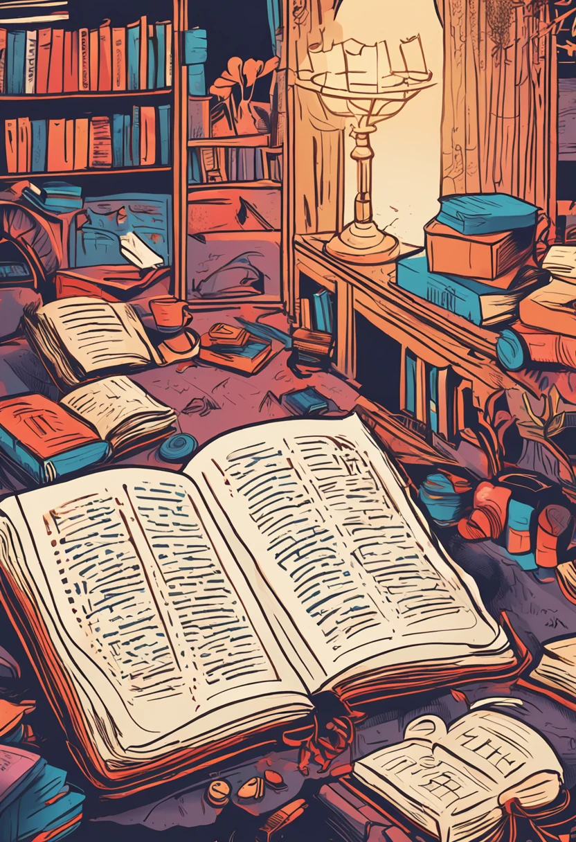 Illustration design instructions: This illustration has bright colors and vibrant scenes,It shows the charm of the literary society。In the center of the picture is a huge book,A beam of light radiated from the pages,Illuminate the darkness around you。This symbolizes that the Literature Club is a platform for bringing together various literary and artistic activities,Bring knowledge and inspiration。
The book is surrounded by a crowd of energetic students,They wore T-shirts from literary clubs of different colors,stands for diversity and inclusion。They came together,Some are reading books,Some people are writing,Someone is talking about literature。This expresses the friendship between members of the literary community、collaboration,Share the love。
in the lower left corner of the screen,There is a magic inkwell,The ink in the ink bottle forms a variety of gorgeous words and patterns,Symbolizes the magic and creativity of literature。Next to the inkwell is a quill pen,Represents the tools of writing and creation。
in the right corner of the screen,It showcases gorgeous and colorful landscapes,Like a blooming flower、Flying pages and birds, etc。This symbolizes the beauty and infinite possibilities of literature,Fascinating。
Enfim,At the bottom of the screen is a job posting for the Literary Club,Include time、Location and contact details,Let the audience get more information。
Then the illustrations come to life、Characterized by creativity and diversity,It aims to attract more students interested in literature to join the literary club,Inspire their love and exploration of literature。