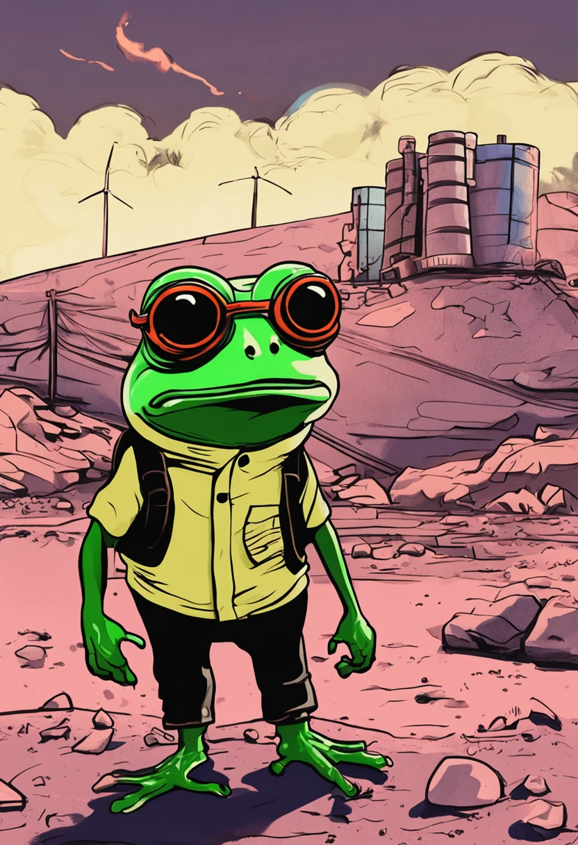 Dumb pepe contaminated by nuclear pollution