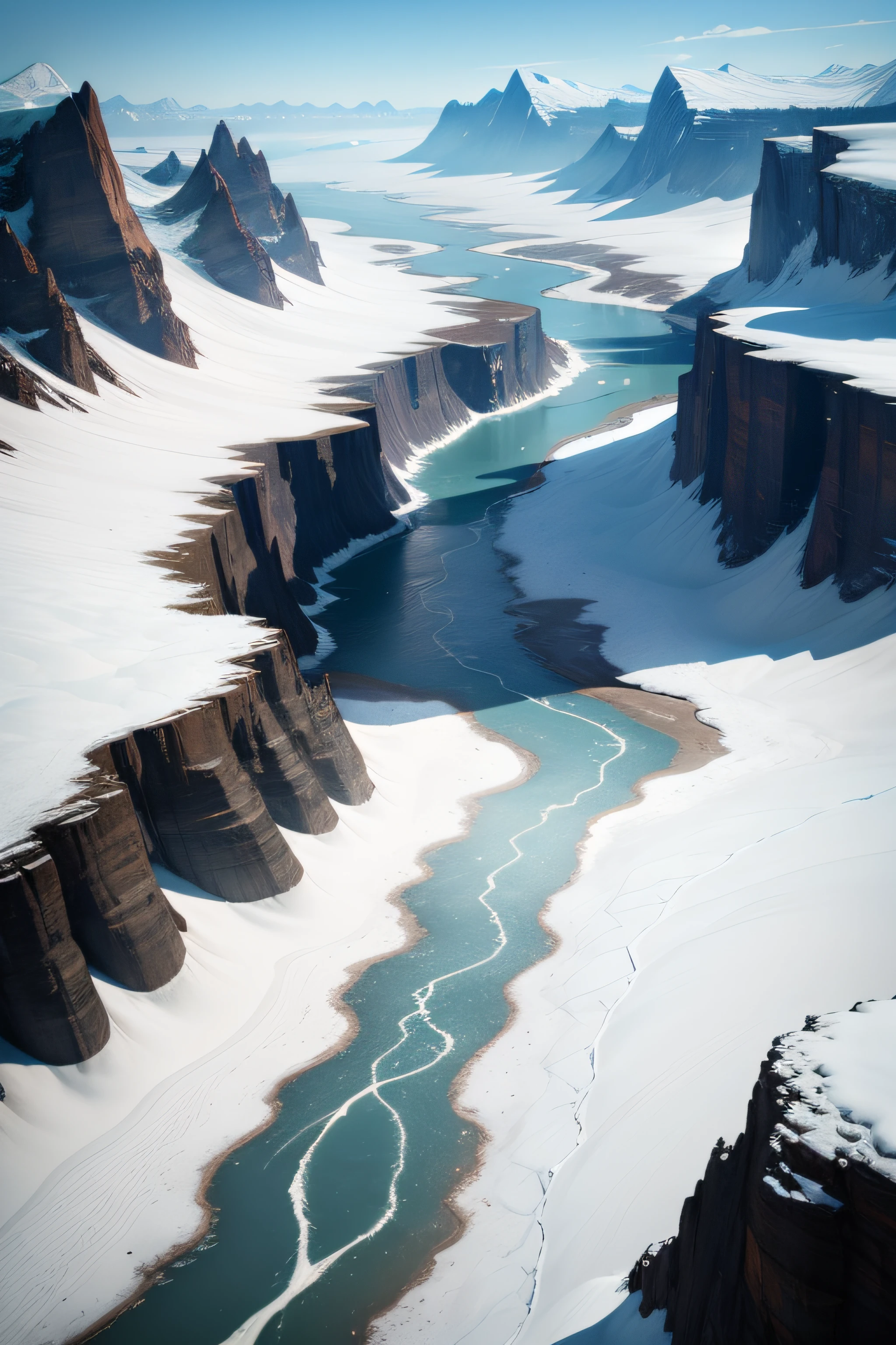 glacier，Endless，sprawling