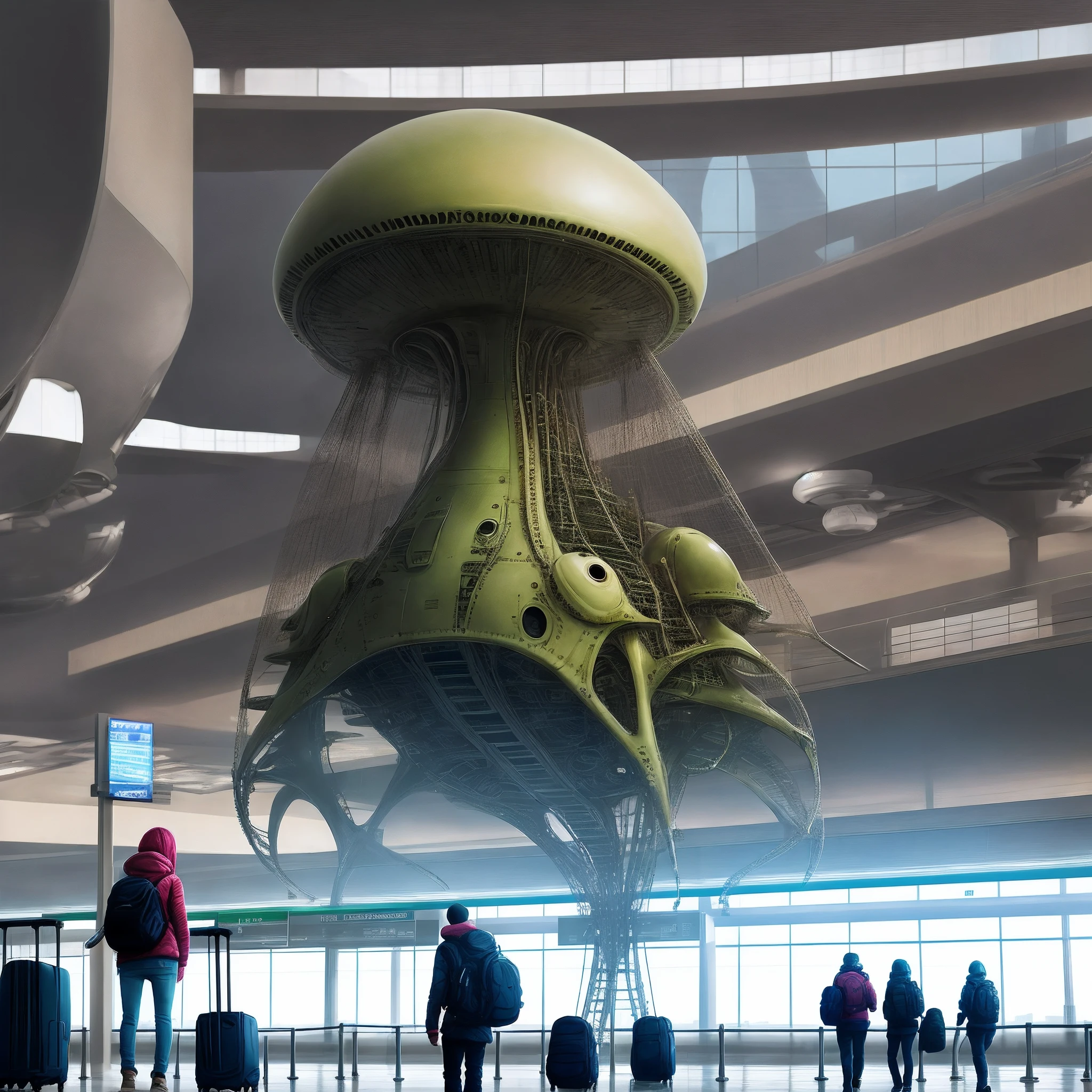 Aliens at the airport