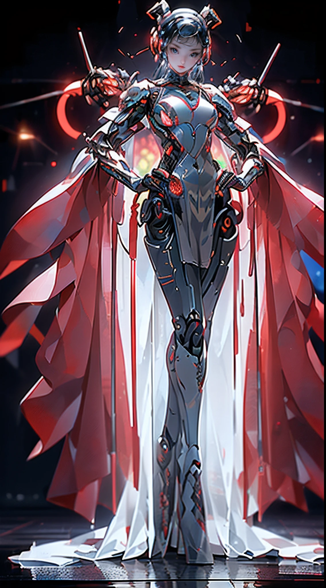 (Stand and pose full-body:1.5), Full body image of an alien robot with red eyes and a bird's head, (Extremely detailed CG Unity 16k wallpaper:1.1), (Colorful:1.2), Dynamic Angle, (Noise Removal Strength: 1.45), Side lighting, Lifelike texture, Glowing light, hyper HD, Award-Awarded
