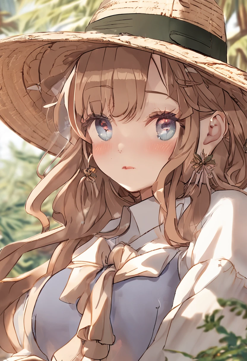 Arafeld woman sitting at a table in a straw hat, ulzzangs, Ruan cute vtuber, xintong chen, personal profile picture, headshot profile picture, tzuyu from twice, lofi-girl, young and cute girl, Profile image, lalisa manobal, Profile picture, chiho, Korean girl, E-Girl