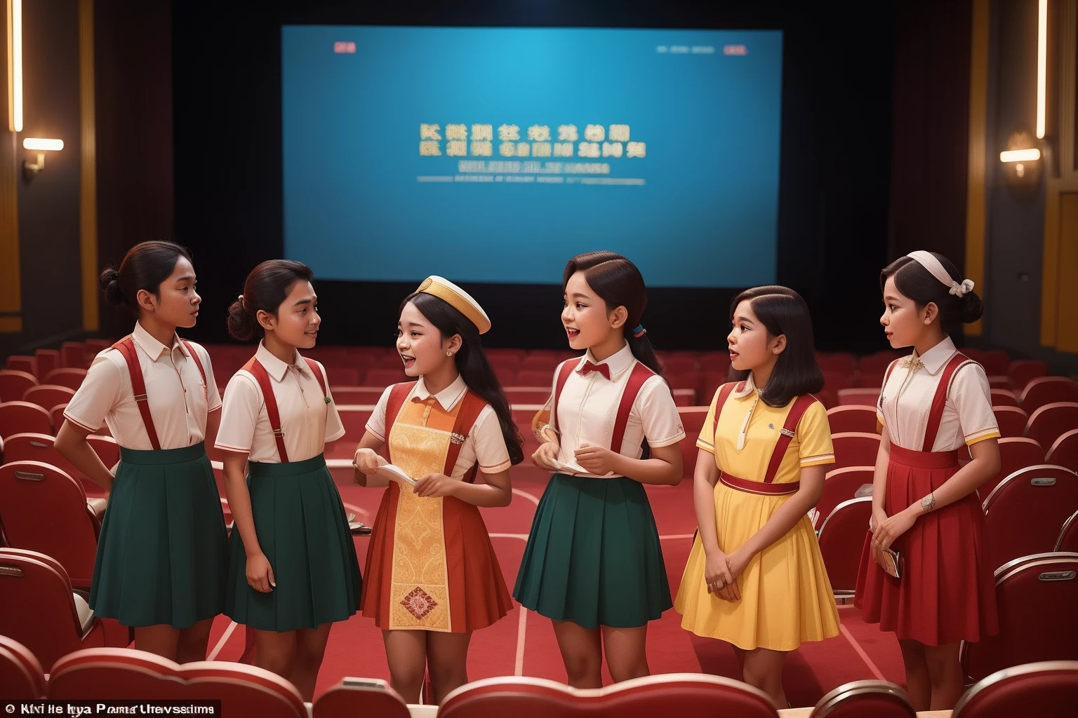 Year: 2022
Country: Malaysia
Description: In the heart of Kuala Lumpur, a beautifully restored cinema captures the nostalgia of a bygone era. Inside, a group of teenagers dressed in quirky uniforms prepare to perform a stage play, their excitement palpable as they rehearse their lines.