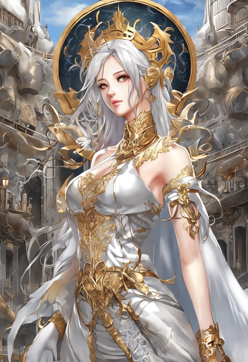 masutepiece, Best Quality, Best Quality, amazing, Beautiful detailed eyes,((1girl in)), Finely detailed, depth of fields, the Extremely Detailed CG Unity 8K Wallpapers, Full body,(Other Minato Aqua), (((Girl is wearing silver texture clothes)))，((Very gorgeous metal style))、((((Various metal backgrounds))))，Sputtered molten iron,(Floating hair),((Hair like molten metal)),(((Detailed face))), (((Detailed eyes))),(((silver Clothes))),(((Gold lace clothing))),((Full body)),((((Flowing gold and silver)))),(((((Everything flows and melts))))),(((((Flowing iron))))),(((((Flowing silver))))),((((lace flowing and melt))))