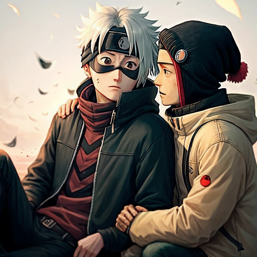 Uchiha Obito sees his best friend Kiki Kakashi