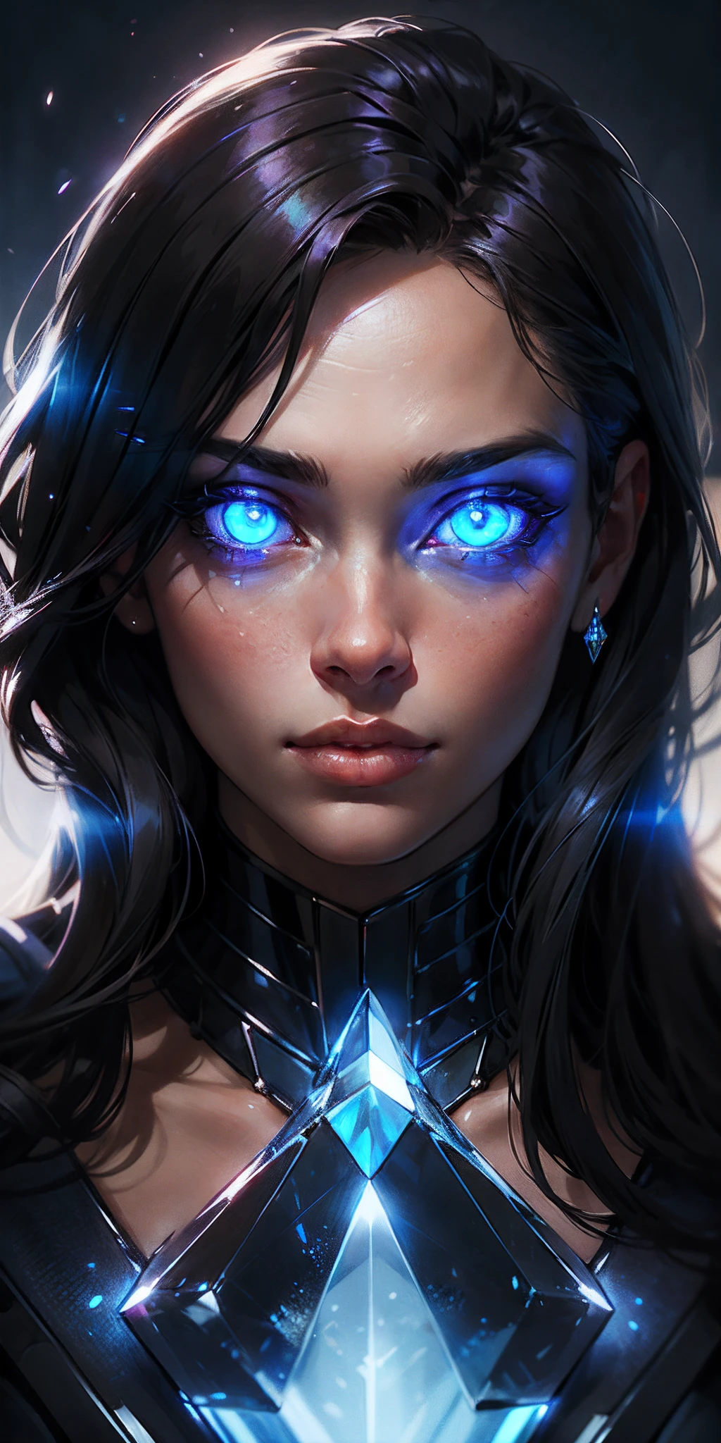 Very Beautiful Woman Face sexy face sexy eyes glowing eyes crystal eyes hyper realistic super detailed