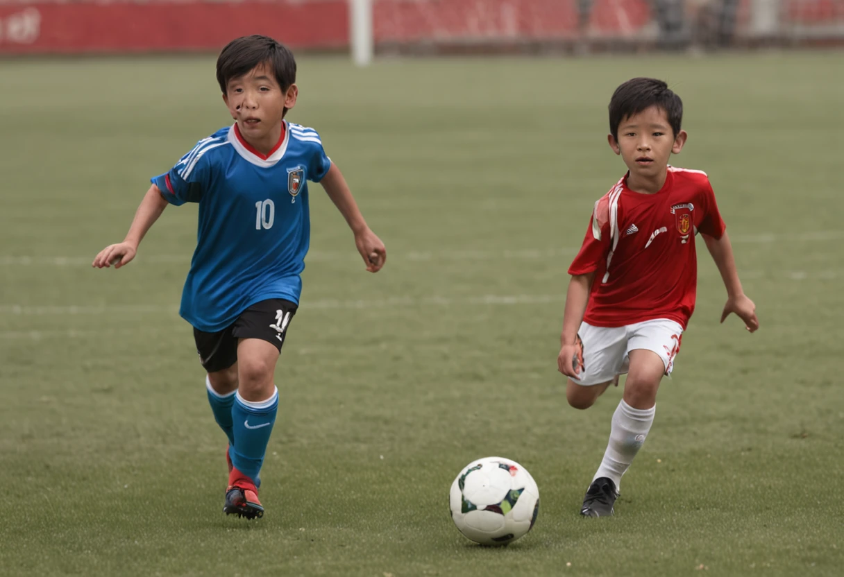 One bit height is 1.A 12-year-old Chinese boy of 75 meters,Wearing the number 7 shirt of the Portuguese national football team,Wearing the number 7 shirt of the Portuguese national football team,Wearing the number 7 shirt of the Portuguese national football team,Use snapshots to capture the moment when the teenager plays the soccer league,Use snapshots to capture the moment when the teenager plays the soccer league,Use snapshots to capture the moment when the teenager plays the soccer league,Boy student,The body is compact and sturdy,The background shows players in the distance and the Old Trafford football stadium filled with spectators,Sports full-body photos,fully body photo,fully body photo,Photoreality,photore,tmasterpiece,hentail realism,Photoreality,hight contrast,The photorealistic digital art trend is detailed and realistic in Artstation 8k HD HD, A detailed, skin textures, ultra - detailed, realistic skin textures, best qualtiy, 超高分辨率, (真实感:1.4),A detailed, RAW photogr, author:Lee Jeffries Nikon D850 Film Stock Photo 4 Kodaport 400 Camera F1.6 shots, Rich colors, Ultra-realistic realistic textures, Dramatic lighting, unrealengine artstation cinestill 800 trends,