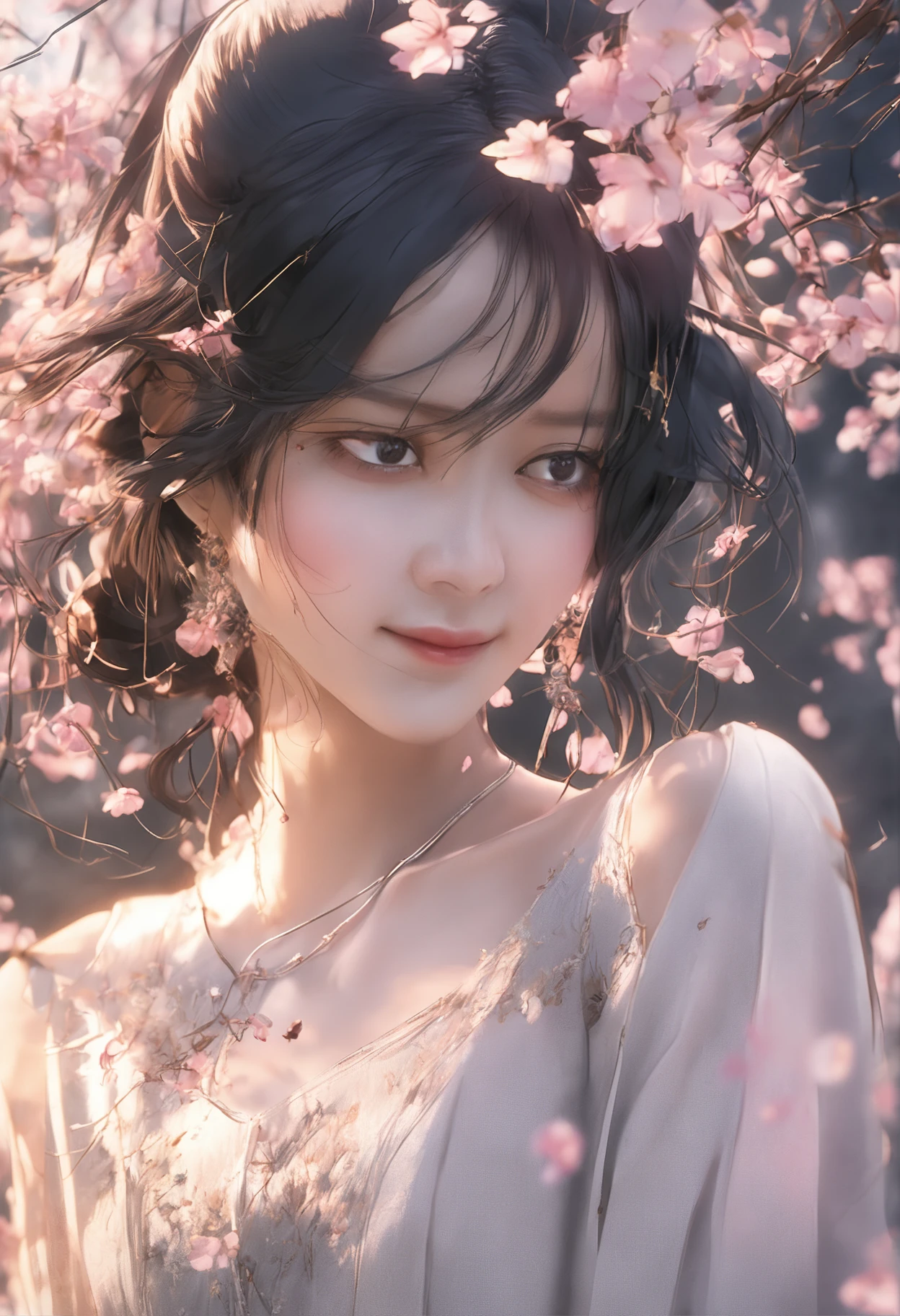 ((Fresh and natural picture)) Gentle and pleasant young girl with fair and crystal skin、Bright and clear eyes and silky black hair。She has beautiful facial features,Slim figure,Dress modestly and simply,Manners are genteel。In her gentle and natural feeling, clear and innocent eyes and gentle voice are revealed。It makes people feel comfortable, relaxed and fresh and natural。
