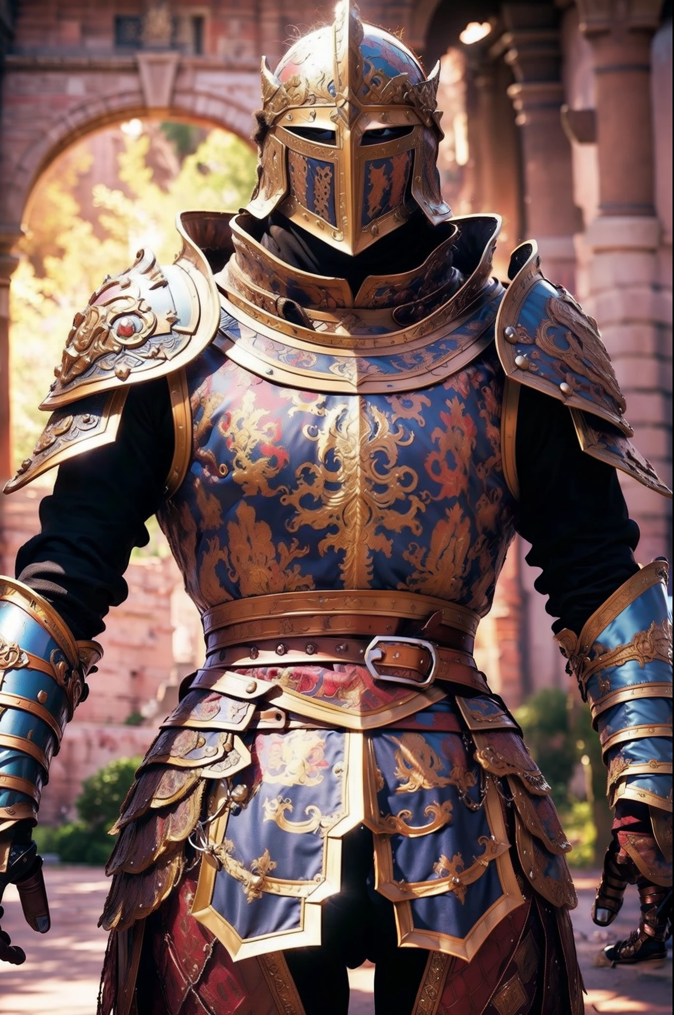 pixel game《dragon quest》,Game character design,(cavalier:1.4),Heavy armor,16-bit pixels