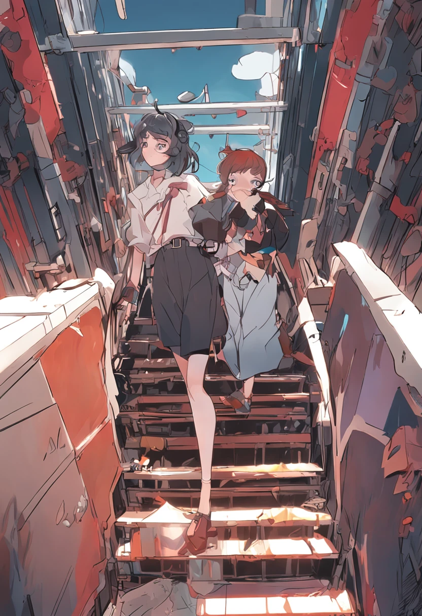 Two-dimensional virtual anchor,Girls with short neutral hair are high and cold