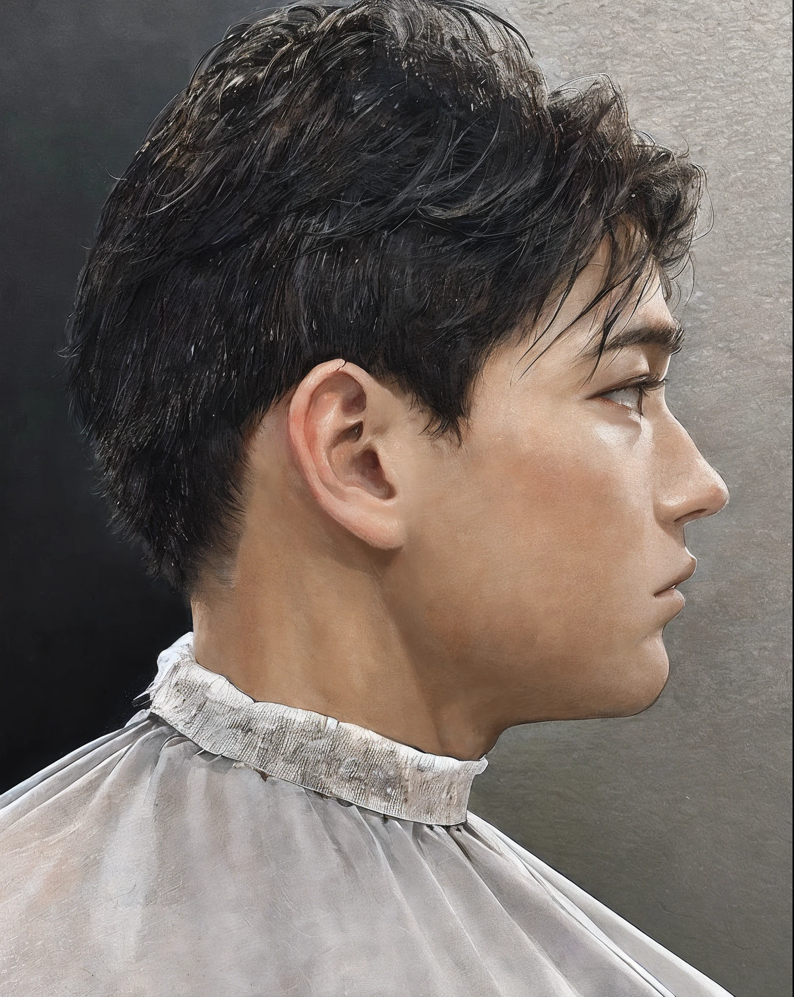 Prince, Young Man, Male, 1boy, Mature Male, Manly, portraying delicate eyes, Opal eyes, depicting delicate facial features, white uniform, white gloves, aristocratic dress, ribbon, medallion, extreme detail, delicate depiction, royalty, elegant, noble, royal dress, depth of field effect, background is palace, dramatic composition, dynamic pose, look at the camera