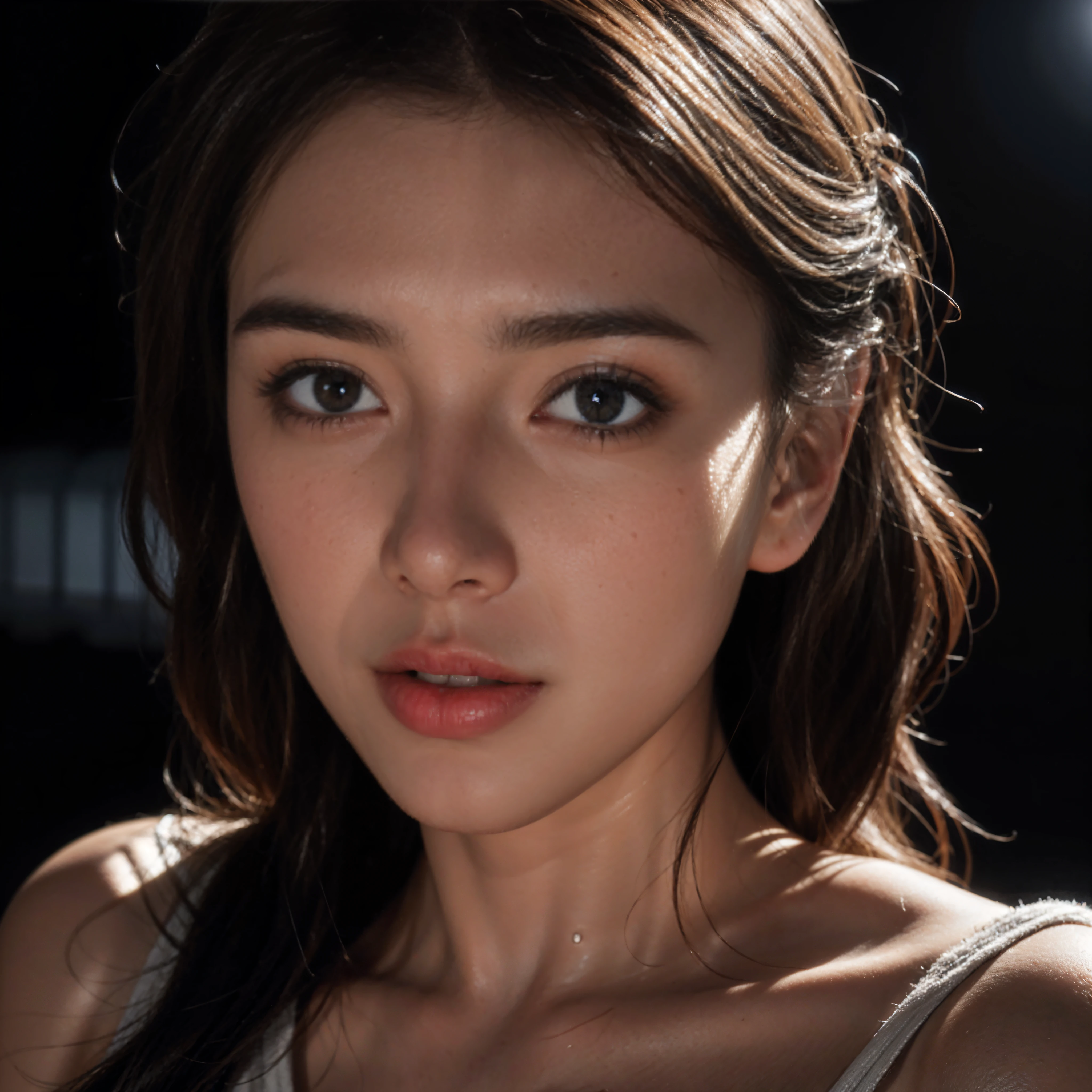 Detailed faces, (professional 3d render:1.3) af (Realistic:1.3), 8K rendering unit, skin pore, digitial painting, rendering by octane, art  stations, concept-art, Liso, foco nítido, From the budding of art, global ilumination, studiolight, Amount of light), CG, Ultra photo realsisim, fine skin pores, （Portrait 1.3）.photorealisti, High detail, Textured skin, High details, High quality, Best quality, Super detail