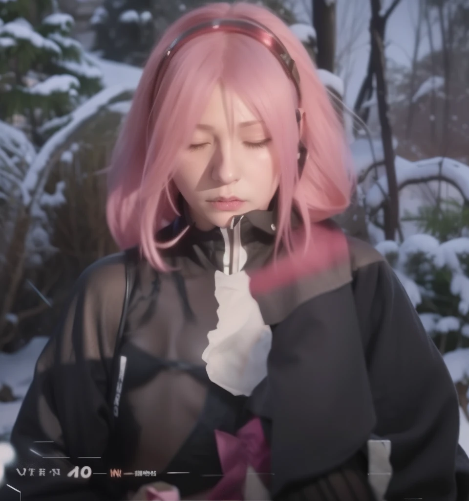 Sakura haruno. A woman in the dark. He seemed focused on his jutant. He was wearing a long black shirt with a dark green vest. She had short pink hair that looked so swollen that she didn't tie up. He seemed to shut his eyes in focus. He had a white as snow. With her rosy cheeks. And her little red lips. She looks so pretty tough and realistic
