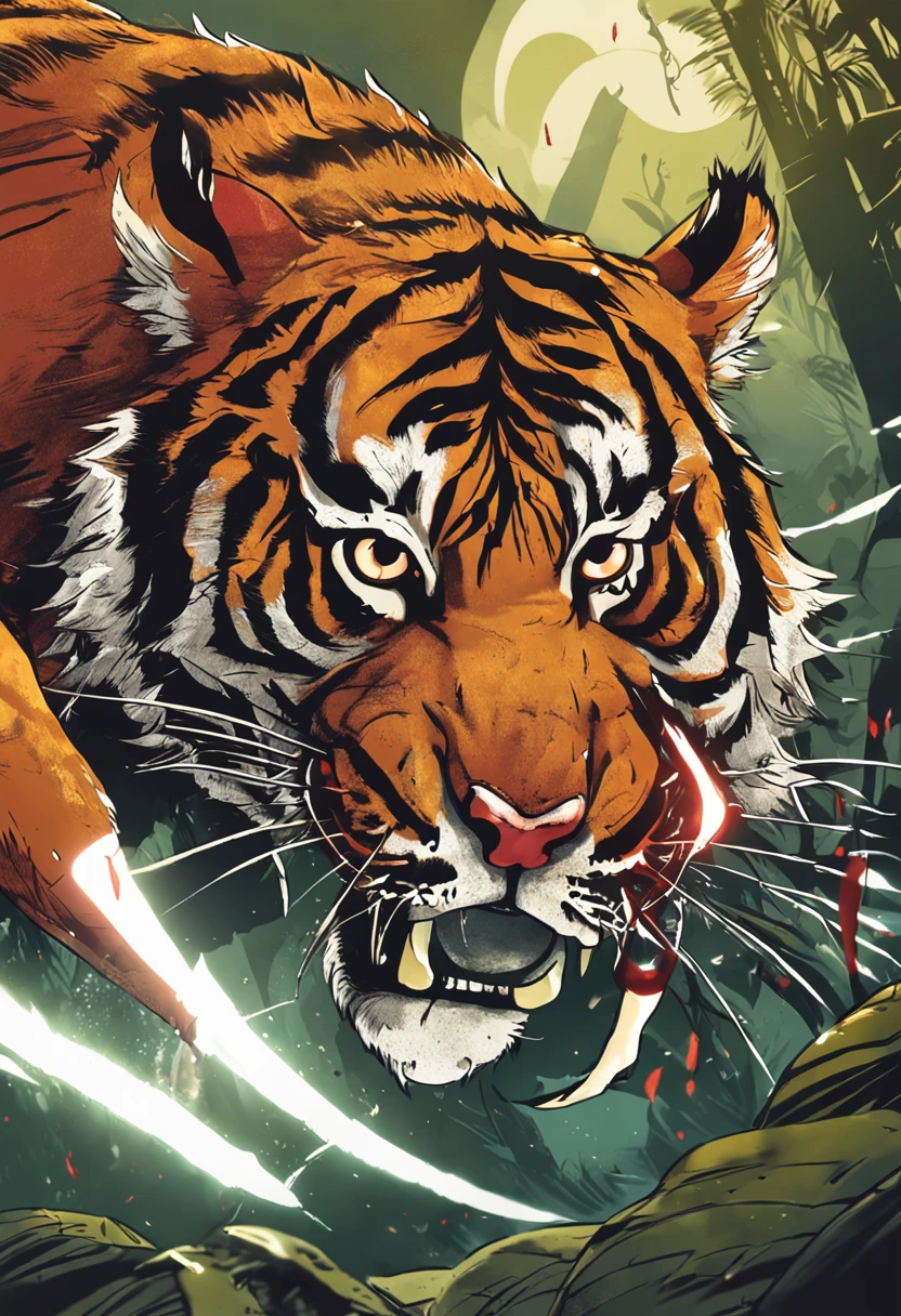 Wusong fights tigers